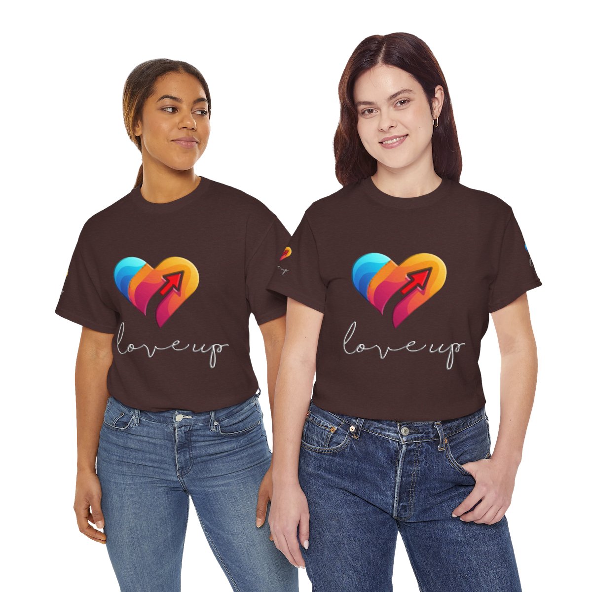 Unisex Heavy Cotton T-shirt - Love's Up Premium Comfort & Timeless