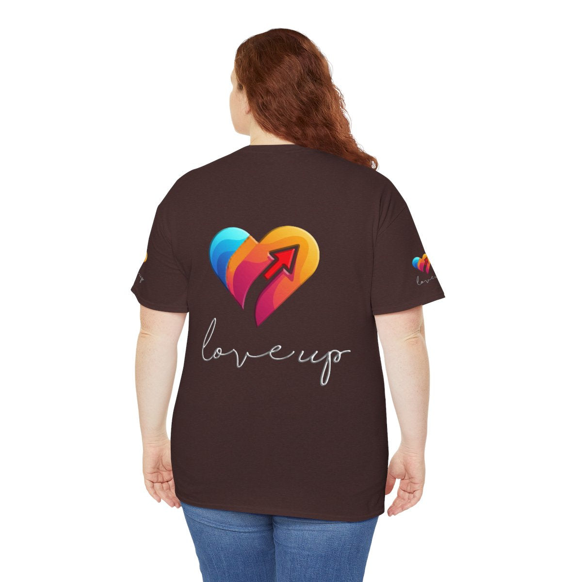 Unisex Heavy Cotton T-shirt - Love's Up Premium Comfort & Timeless
