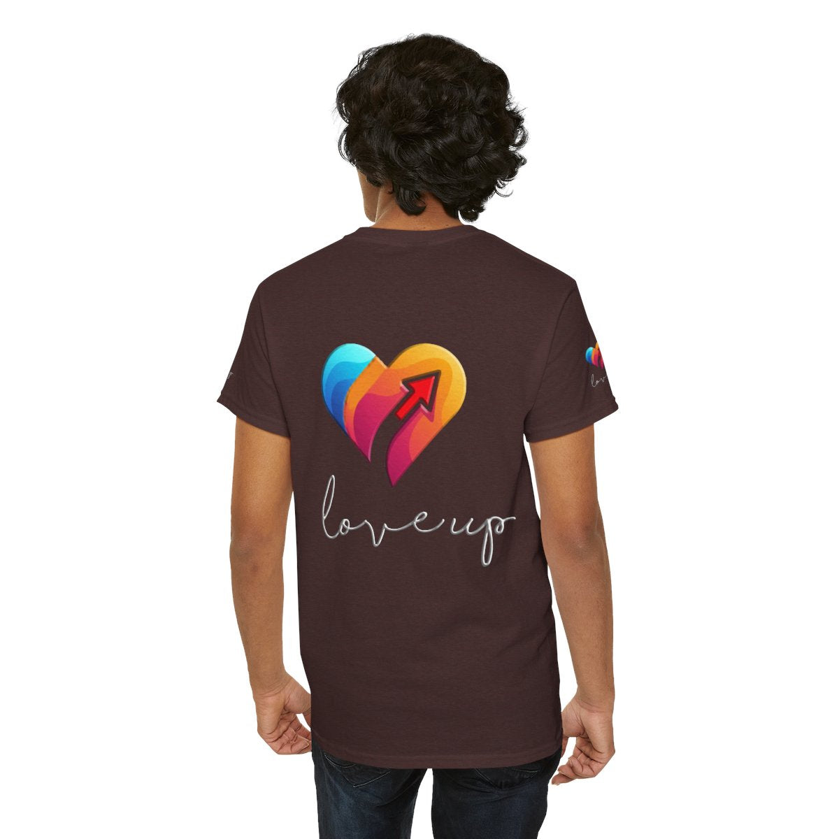 Unisex Heavy Cotton T-shirt - Love's Up Premium Comfort & Timeless
