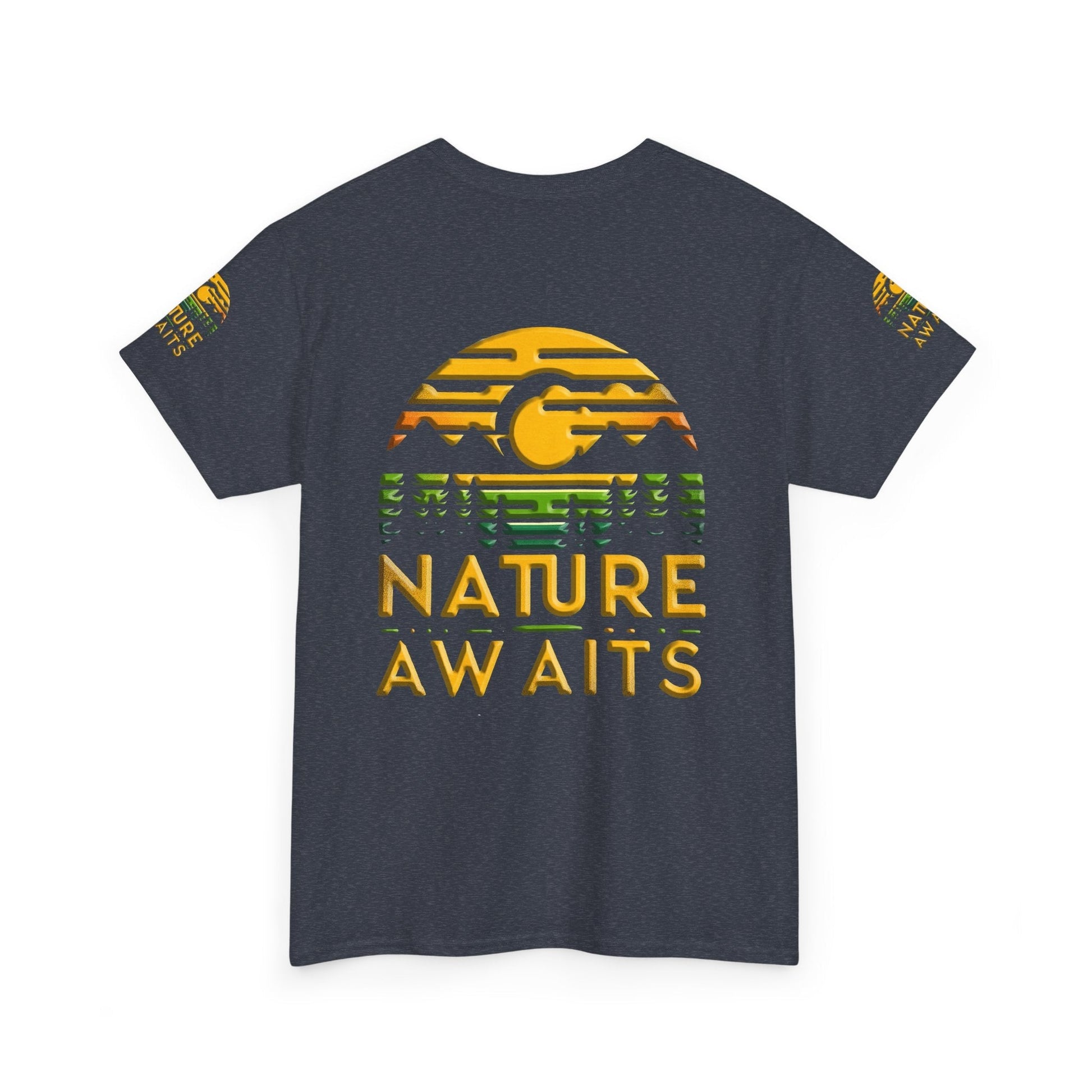 Unisex Heavy Cotton t-shirt nature Awaits t-shirt for Durability