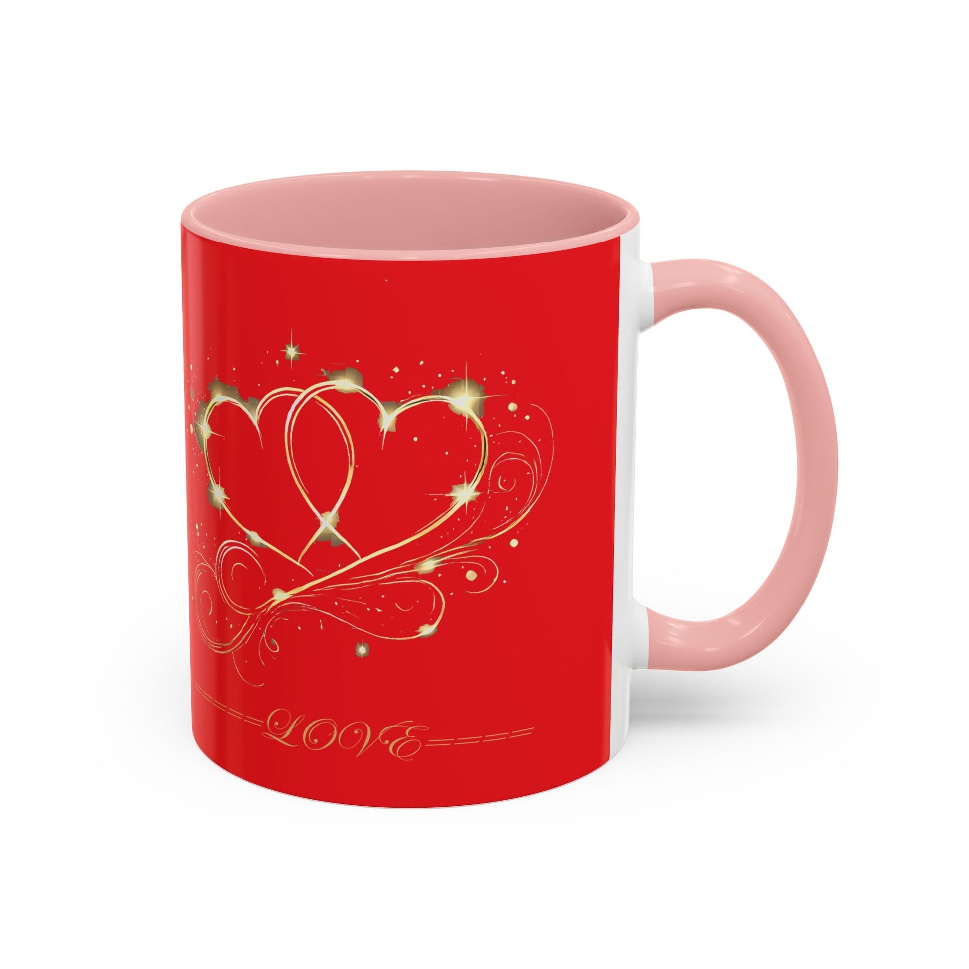 Accent Coffee Mug - (11, 15oz) Valentine Mug Special Bold Color