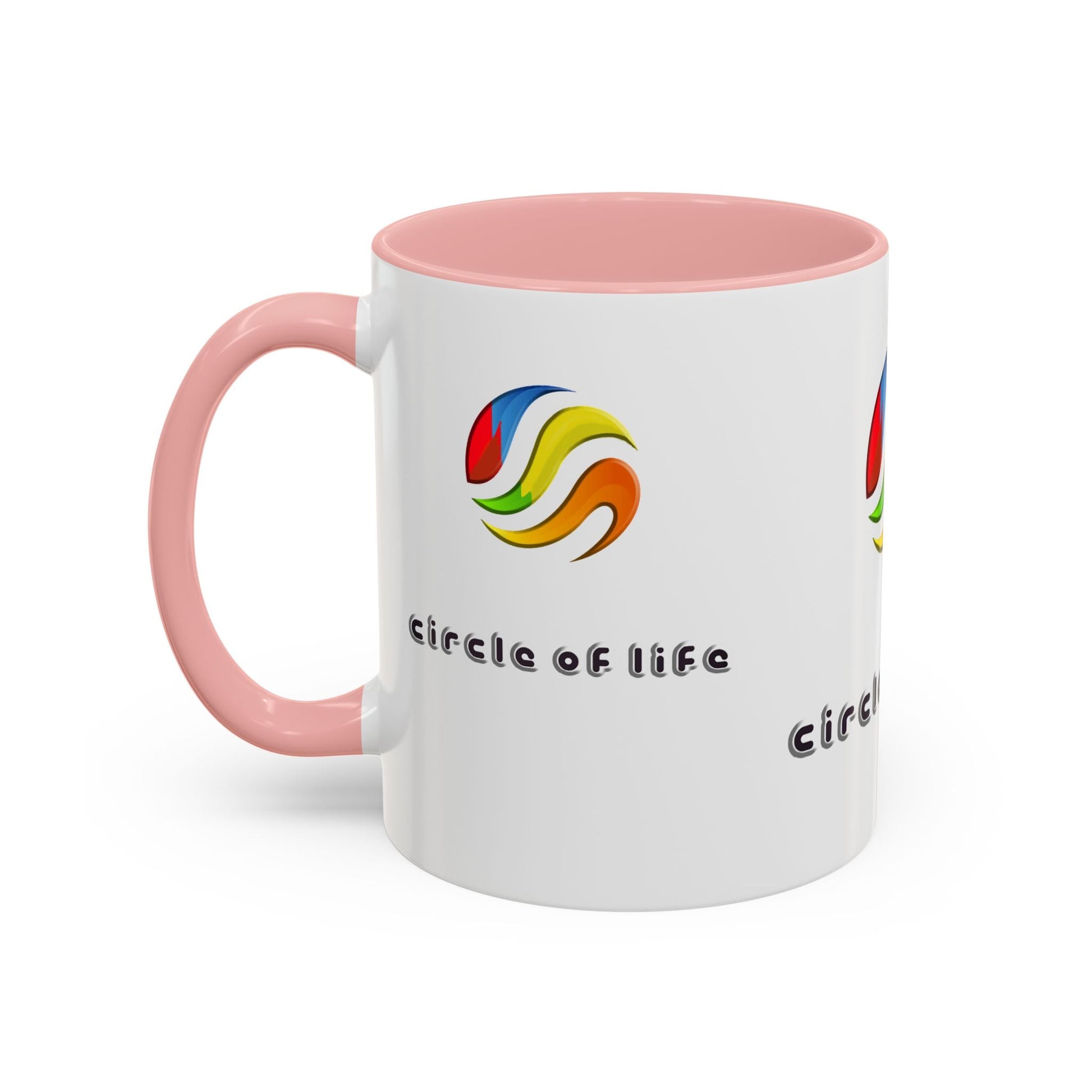 Accent Coffee Mug - (11, 15oz) Circle of Life Stylish Ceramic Mug