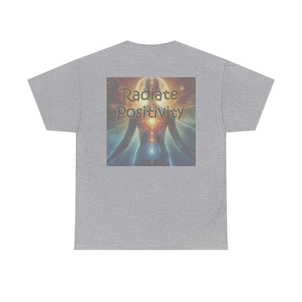 Unisex Heavy Cotton T-shirt - Radiate Positivity Its Free