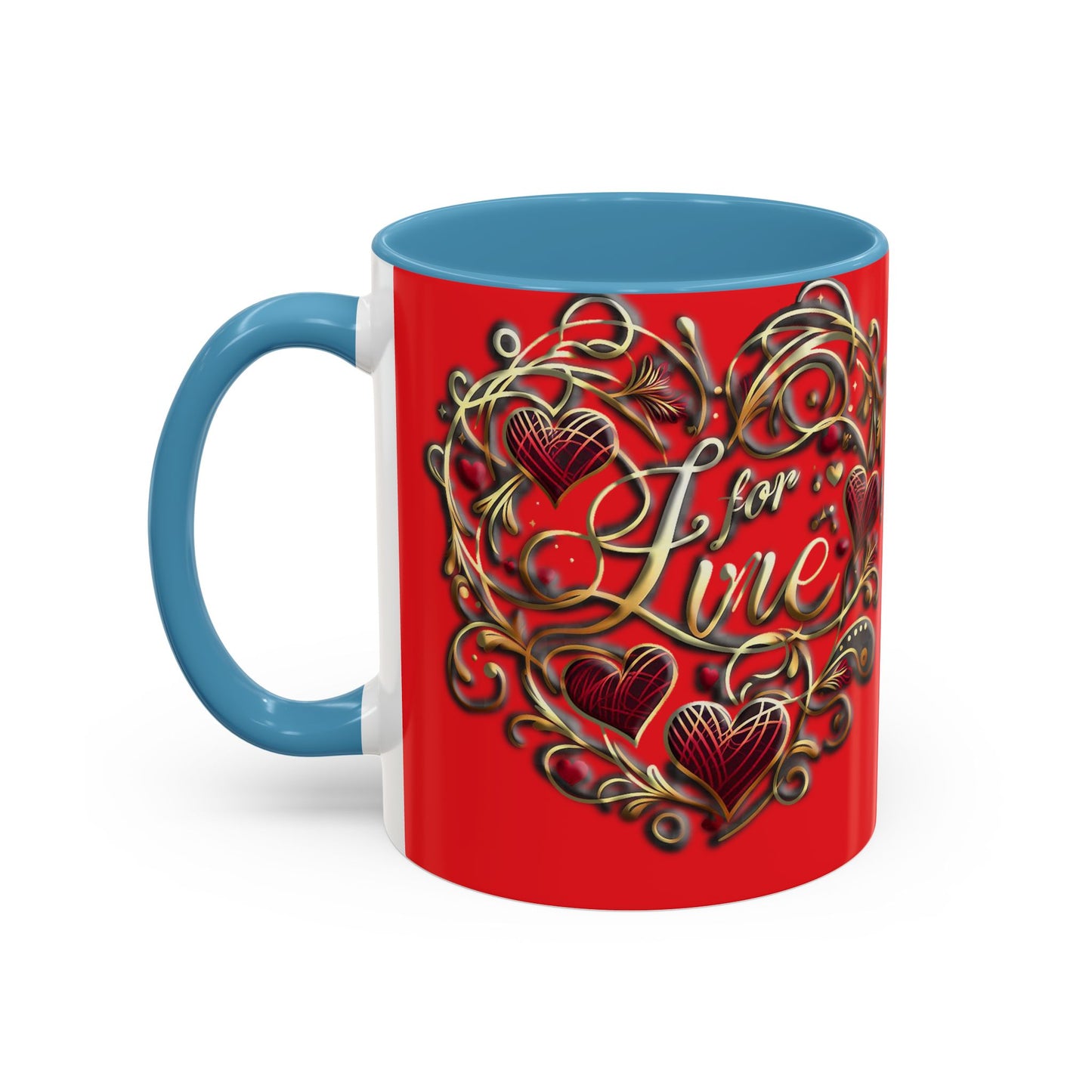 Copy of Accent Coffee Mug (11, 15oz) Valentine Mug Mixed