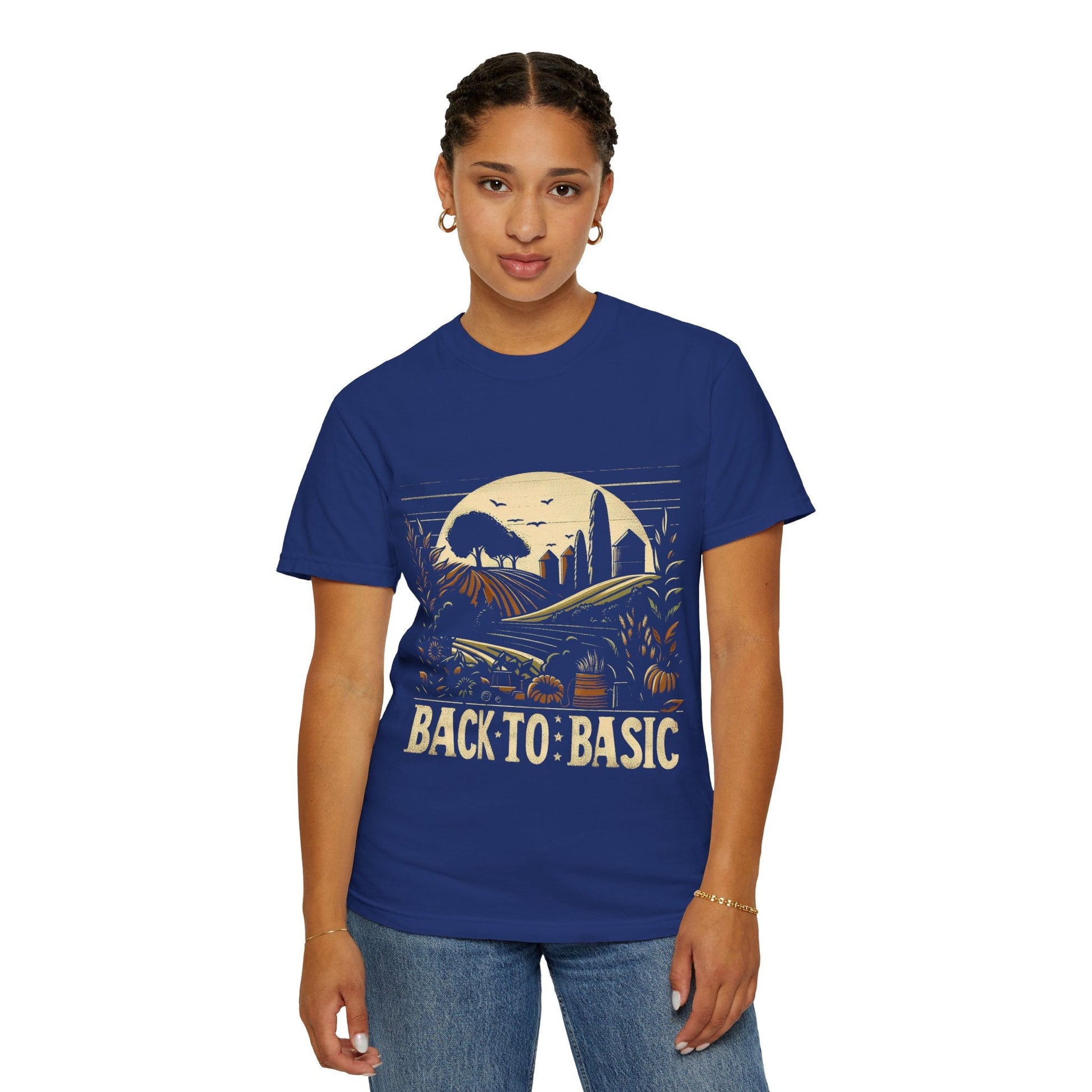 Unisex Garment-Dyed T-shirt - Back To Basic Ethically Made for Comfort