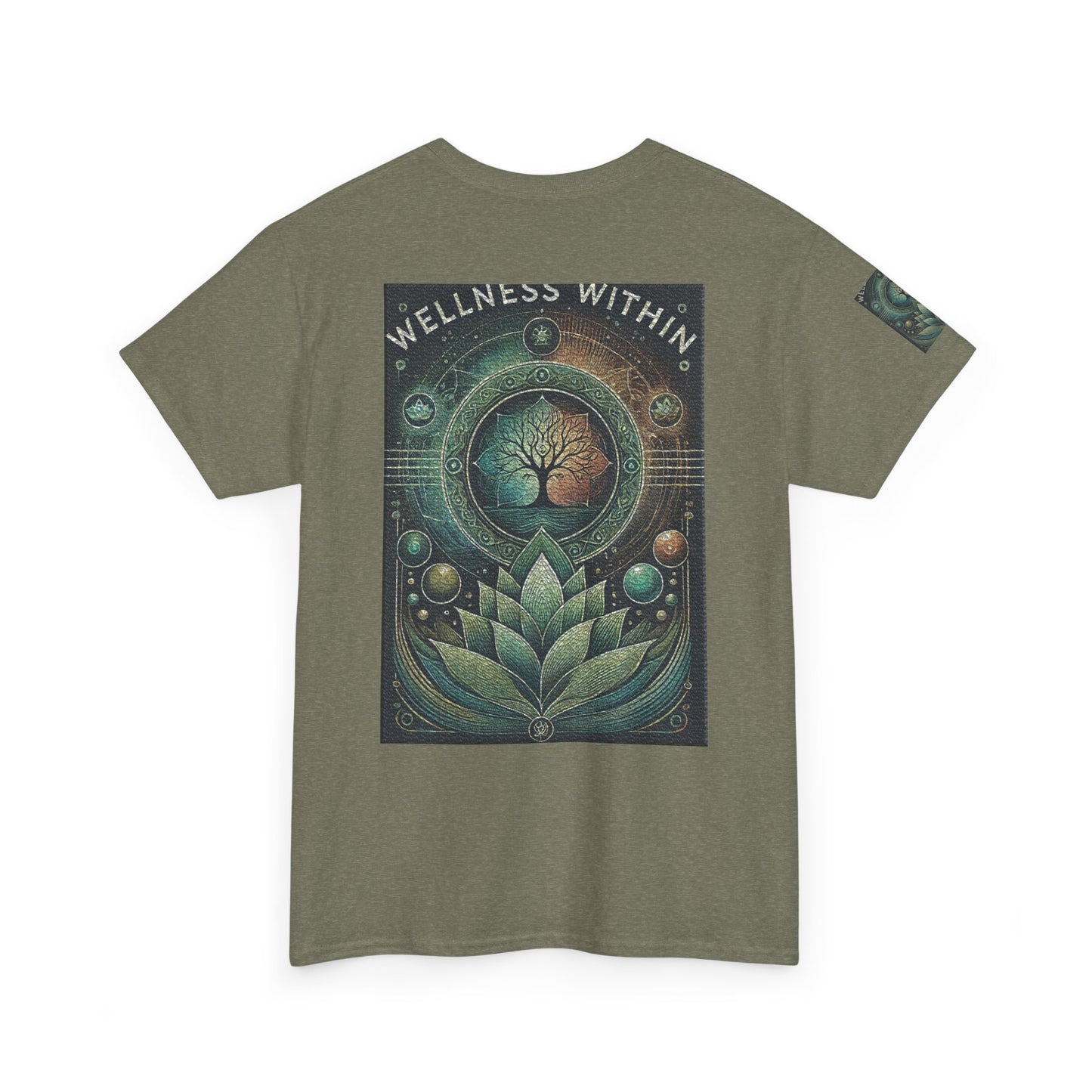 Unisex Heavy Cotton Tee " Wellness Within"