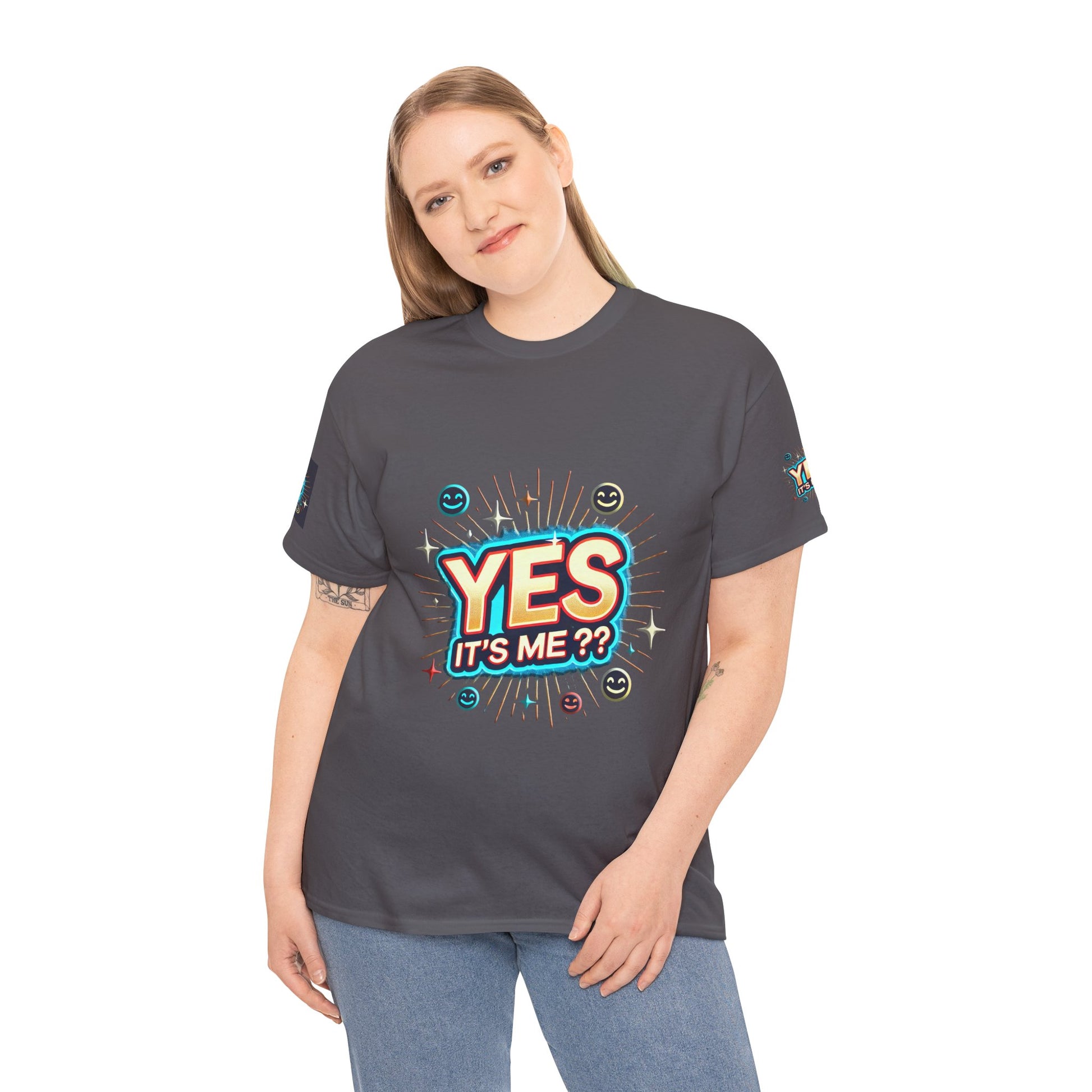 Unisex Heavy Cotton T-shirt Yes It's Me T-Shirt for Comfort