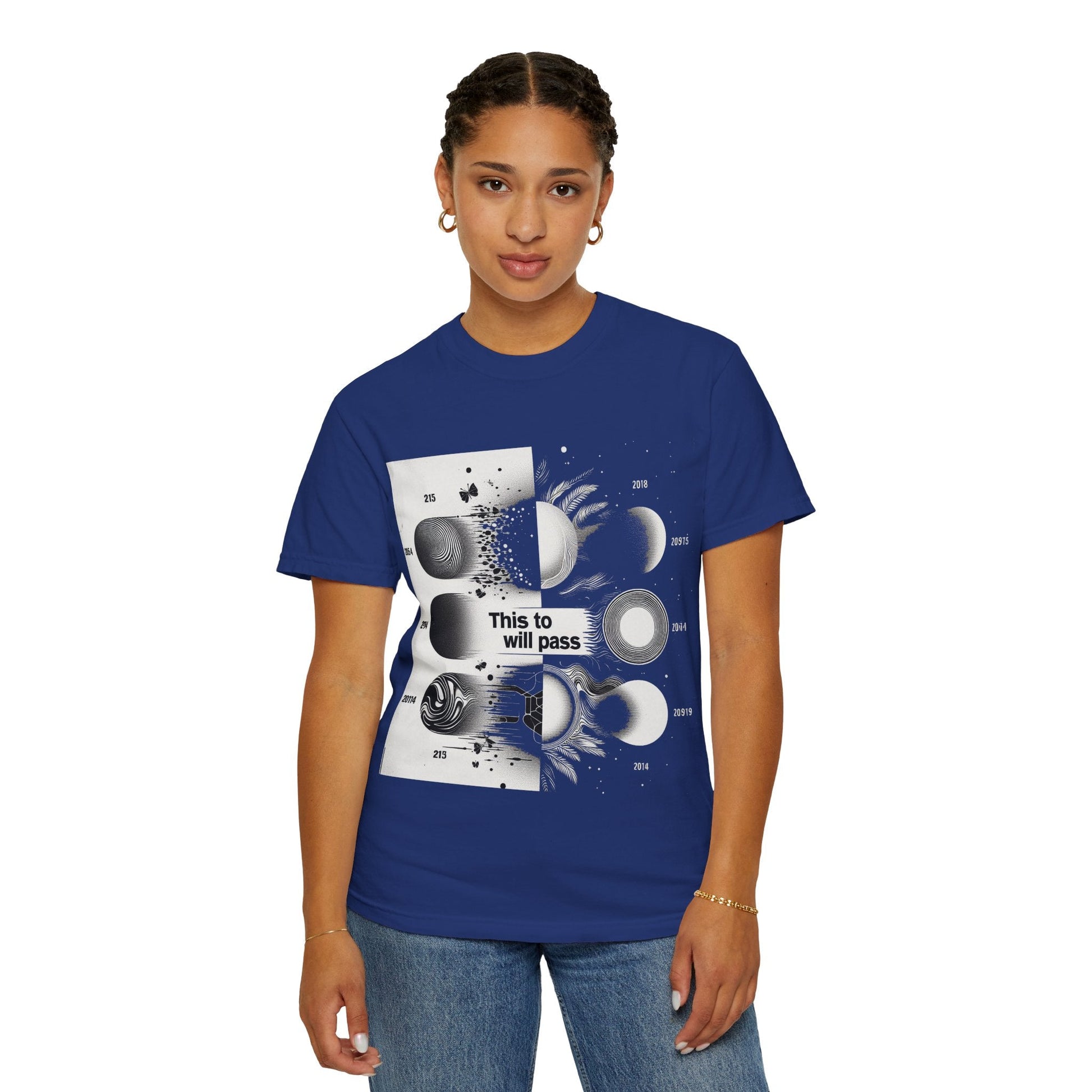 Unisex Garment-Dyed T-shirt This Too Shall Pass - Be Faithful