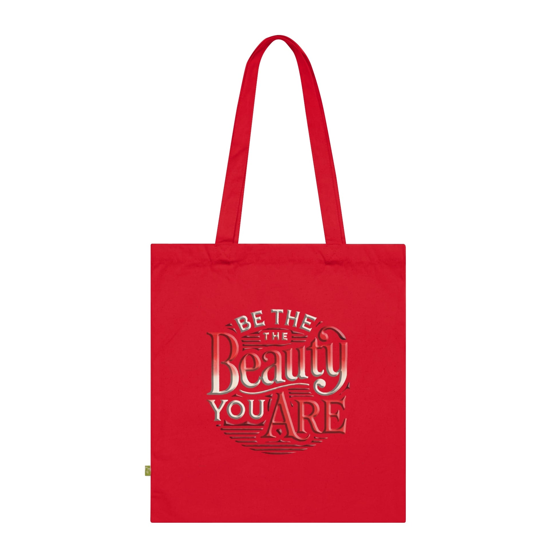 Stylish Organic Cotton Tote Bag –Be the Beauty  Eco-Friendly