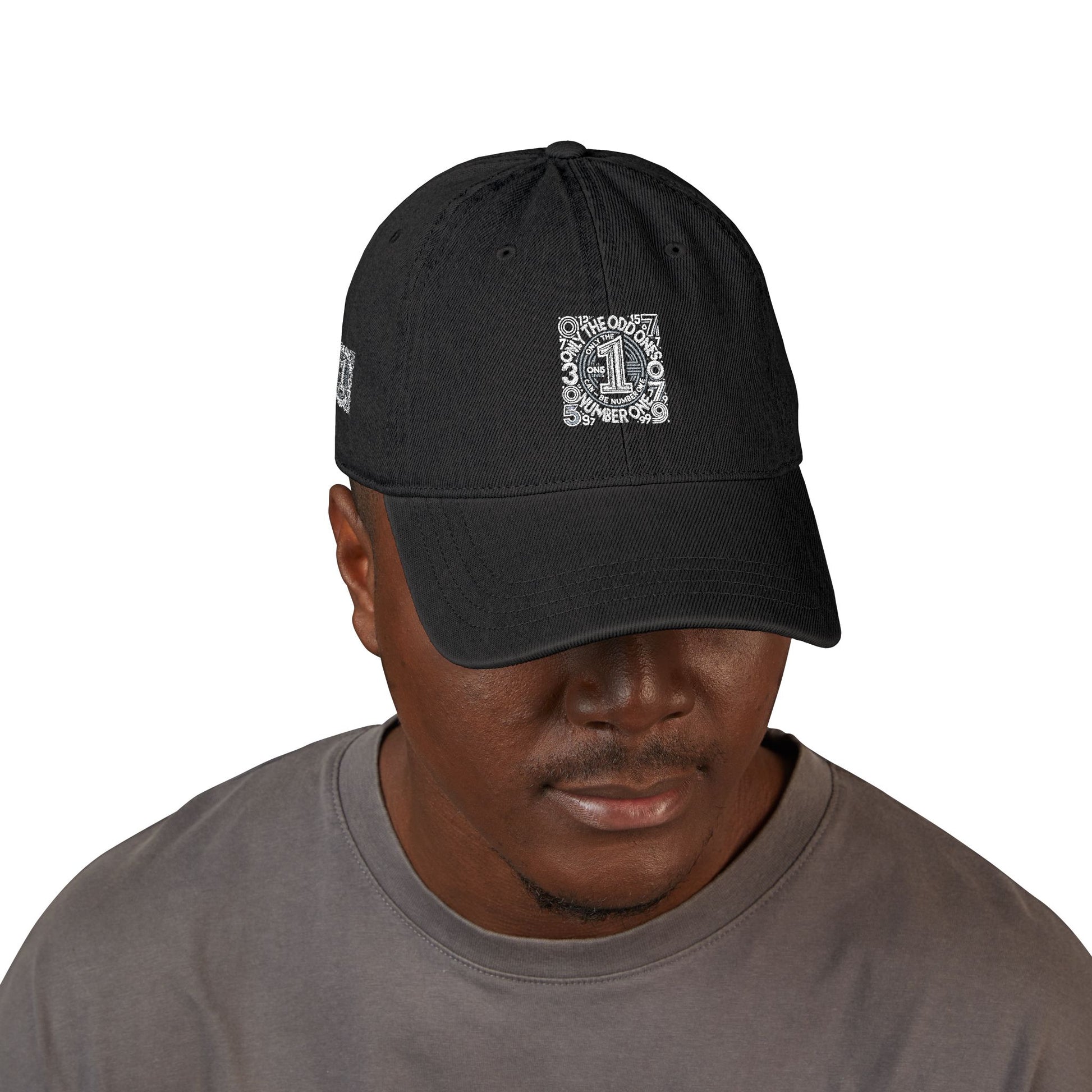 Unique Embroidered Denim Hat-Celebrate Individuality! Only the Odd Ones