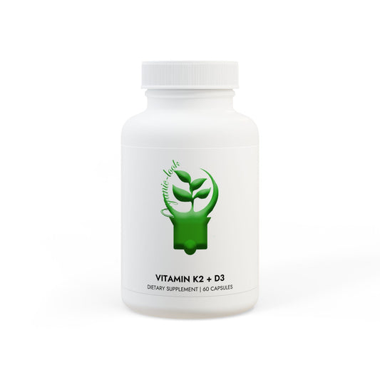 Vitamin K2 + D3 Supplement (60 Capsules)