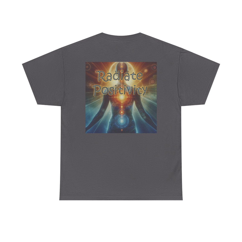 Unisex Heavy Cotton T-shirt - Radiate Positivity Its Free