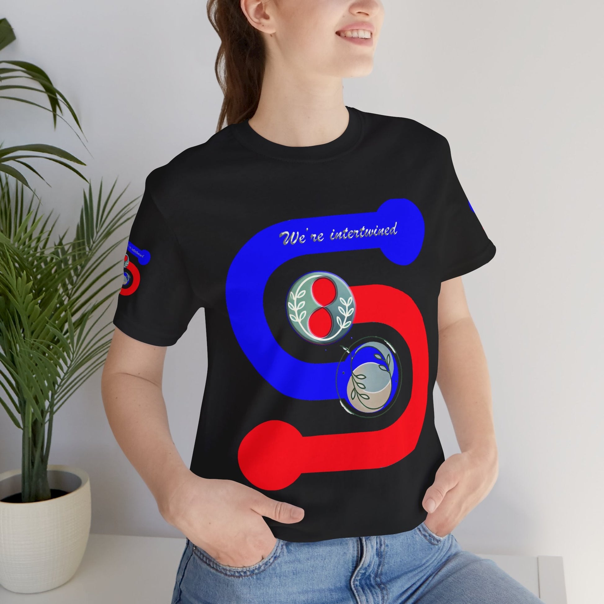 Unisex Jersey Short Sleeve T-shirt - We're Interconnected