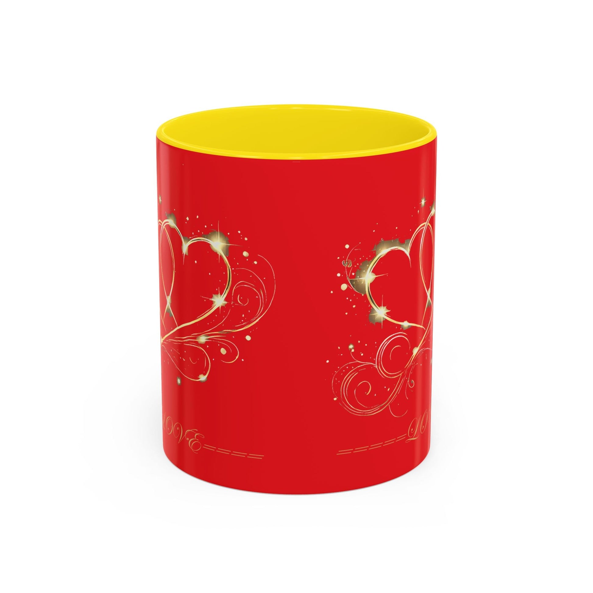 Accent Coffee Mug - (11, 15oz) Valentine Mug Special Bold Color