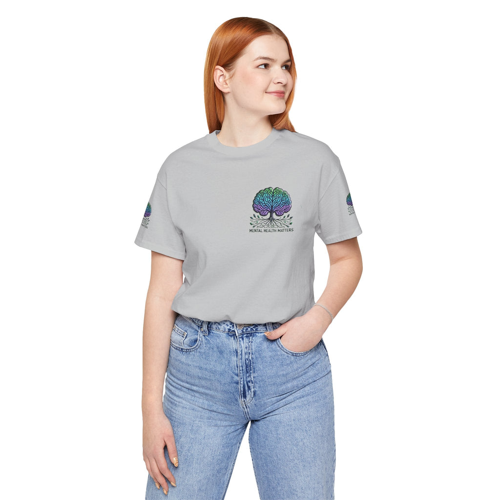 Unisex Jersey Short Sleeve T-shirt – Mental Health Matters Soft Comfy