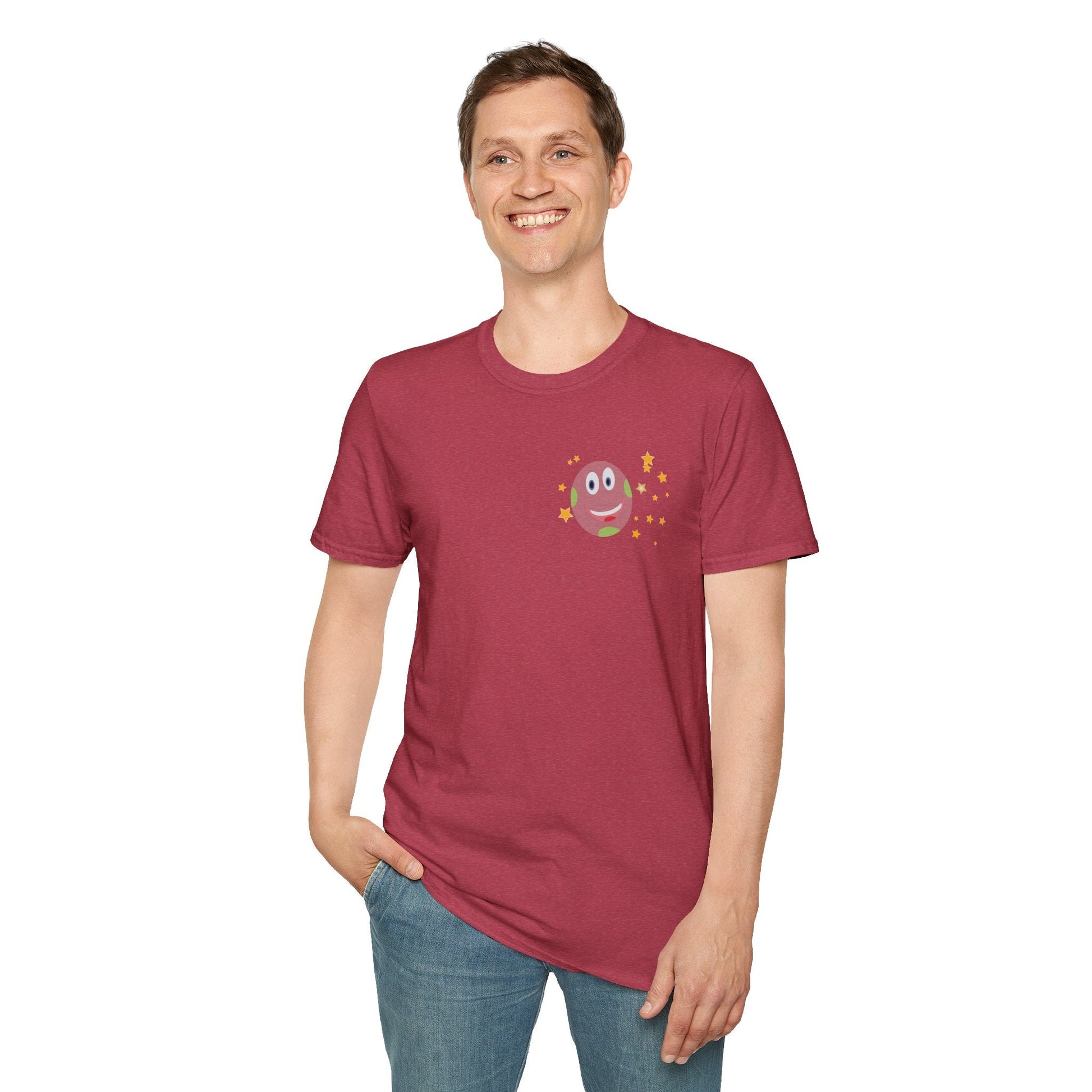Unisex Softstyle t-shirt - Choose Happiness And Stay Positive