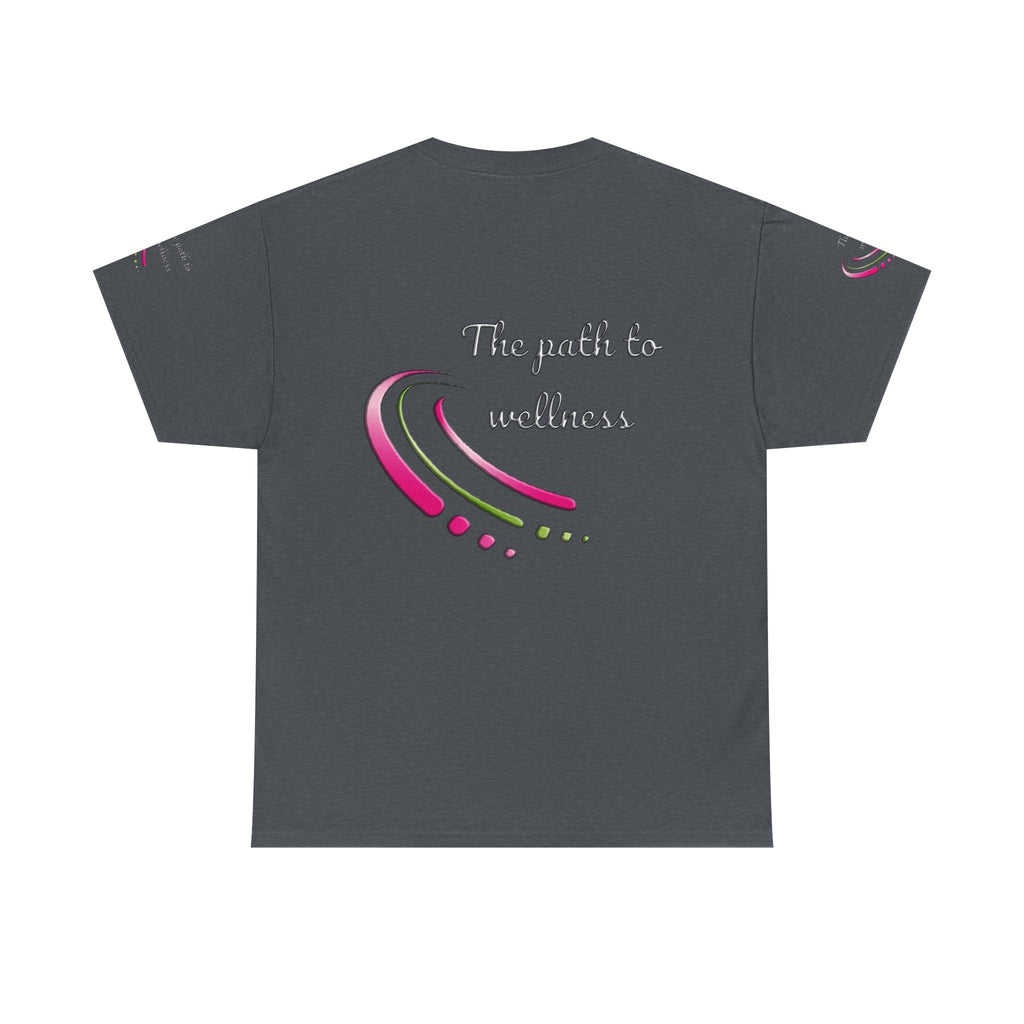 Unisex Welllness Heavy Cotton T-shirt - The Path To Wellness  Everyday