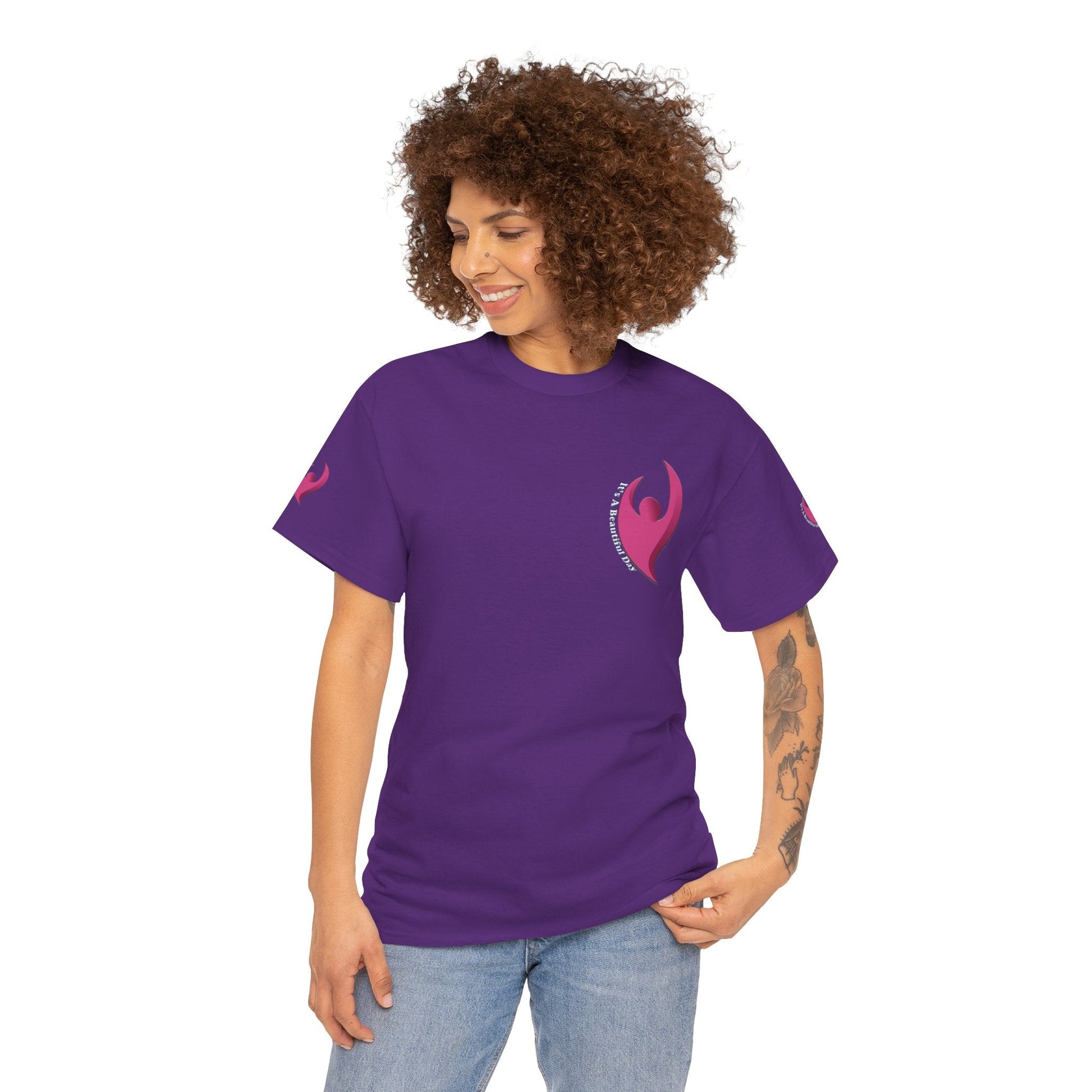 Unisex Beautiful Day Heavy Cotton T-shirt -Classic Comfort & Style