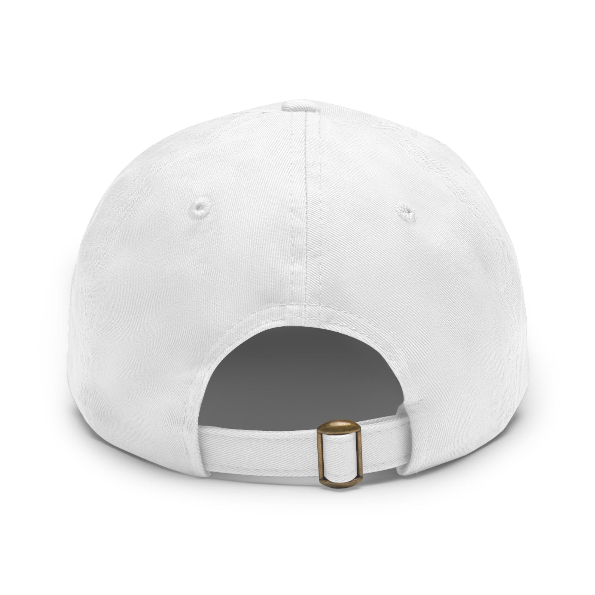 Dad Hat with Leather Patch - (Rectangle) "K- Series" Stylish Headwear