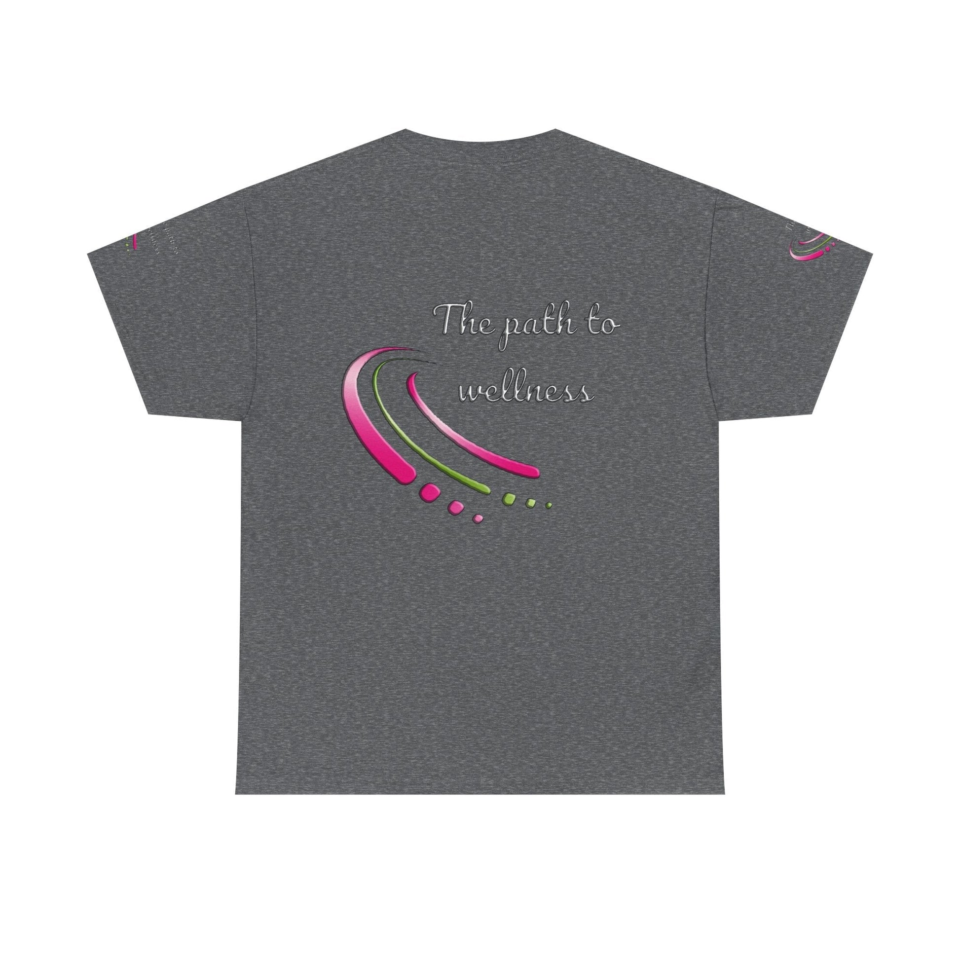 Unisex Welllness Heavy Cotton T-shirt - The Path To Wellness  Everyday