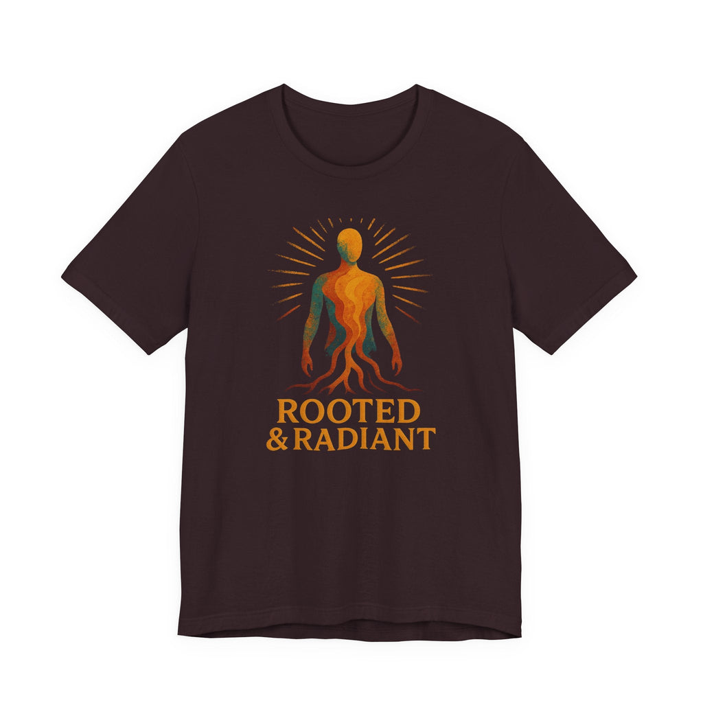 Rooted and Radiant T-shirt | Nature-Inspired Unisex Short Sleeve Tee