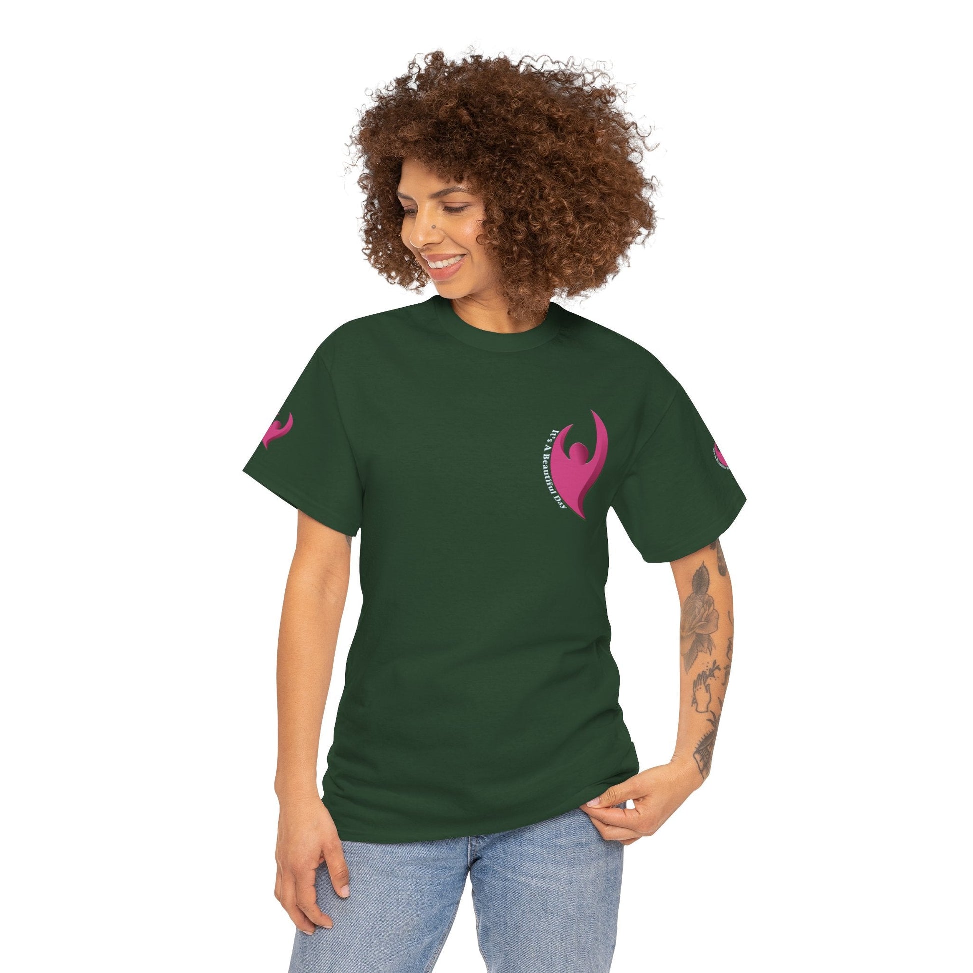 Unisex Beautiful Day Heavy Cotton T-shirt -Classic Comfort & Style