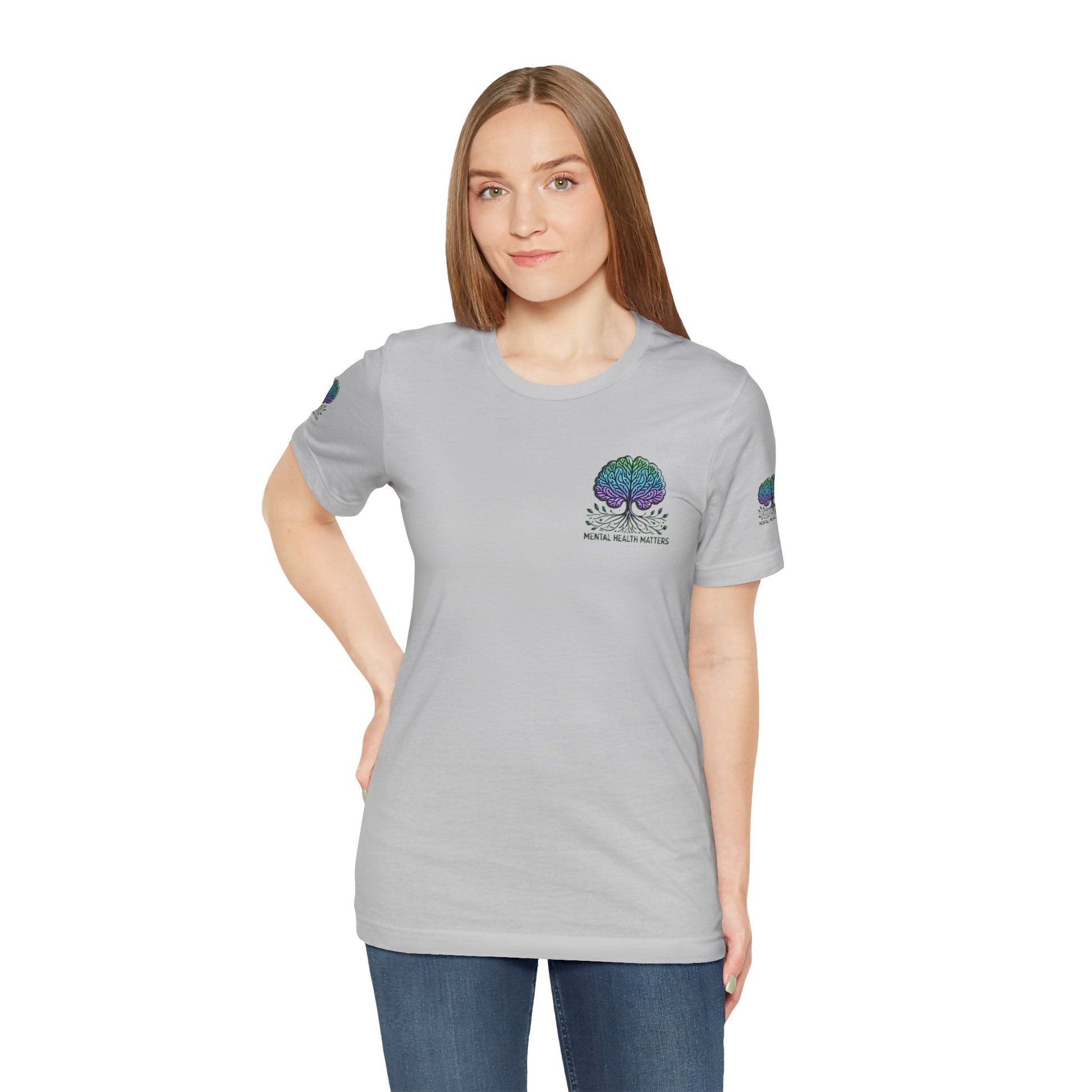 Unisex Jersey Short Sleeve T-shirt – Mental Health Matters Soft Comfy