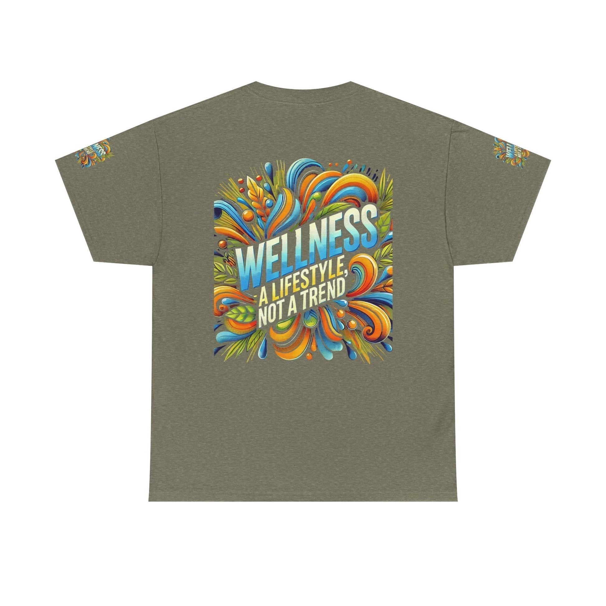 Unisex Heavy Cotton T-shirt - Wellness Is A Lifestyle Not A Trend