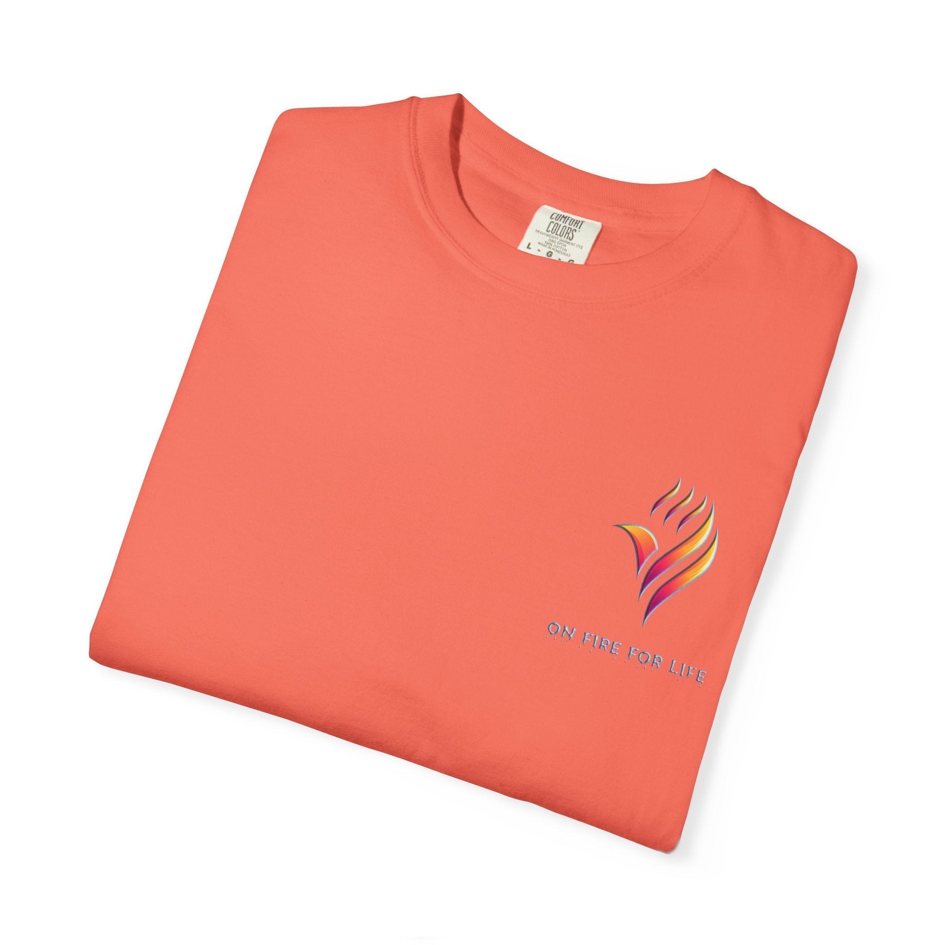 Unisex Garment-Dyed T-shirt - On Fire for Life Ethically Made