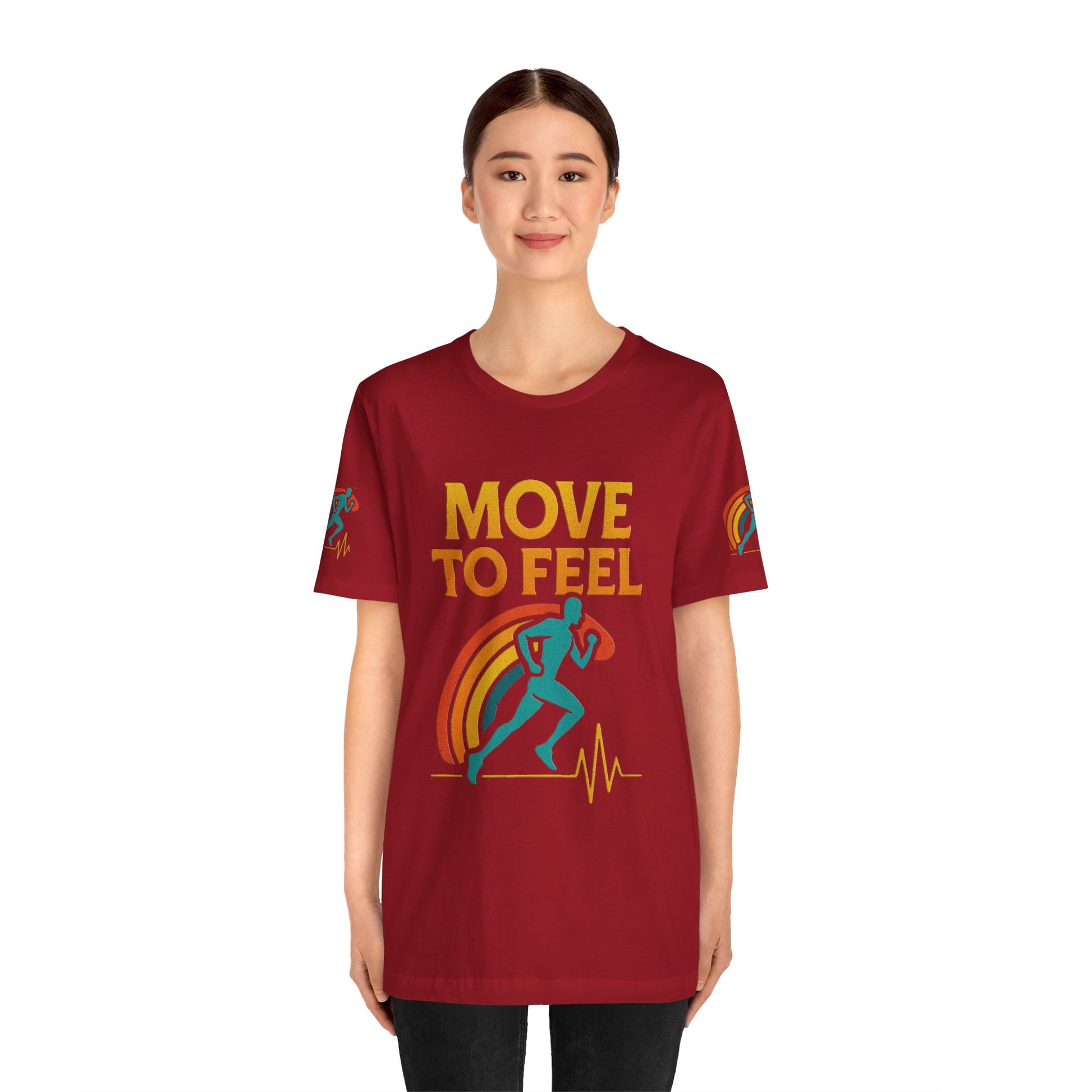 Unisex Fitness Motivational t-shirt | Inspire Move To Feel Active Style