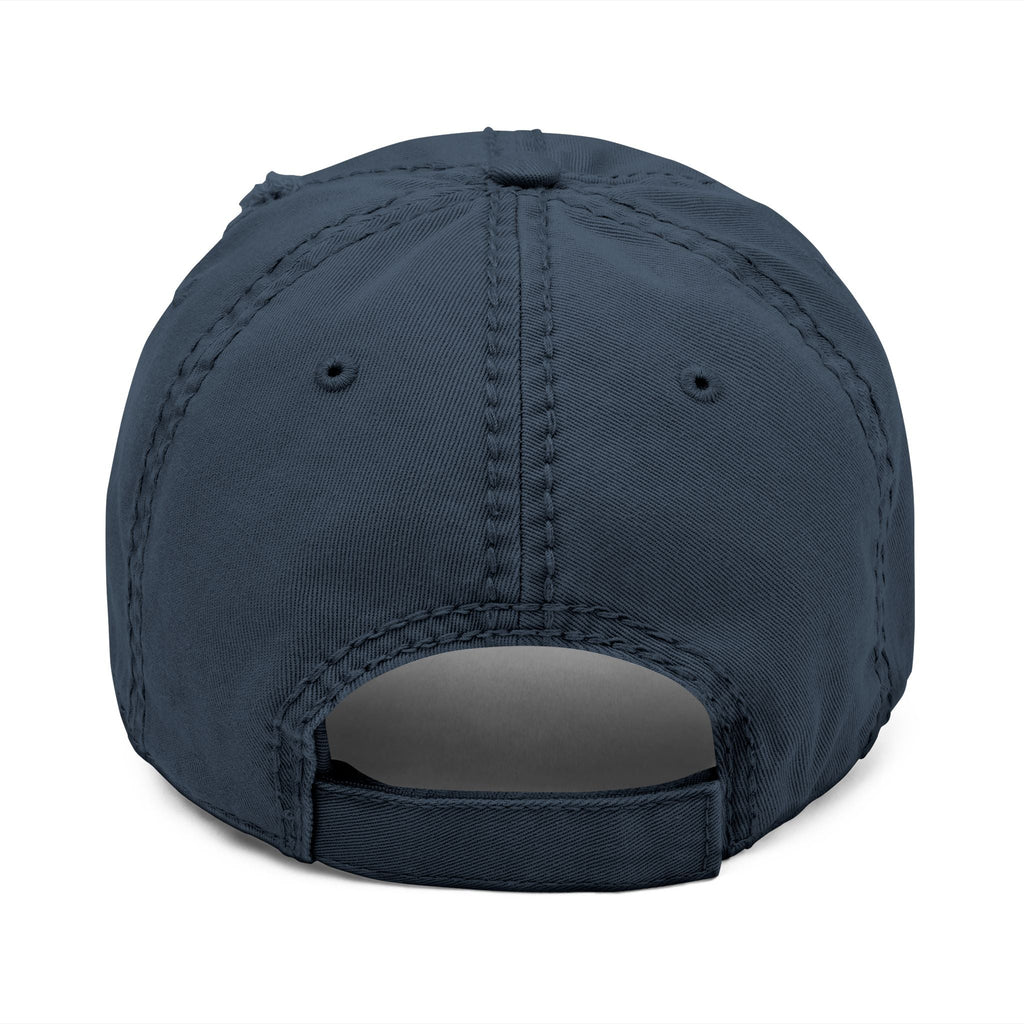 Distressed Dad Hat - Embroidered Casual Stylish Comfort for Everyday Wear