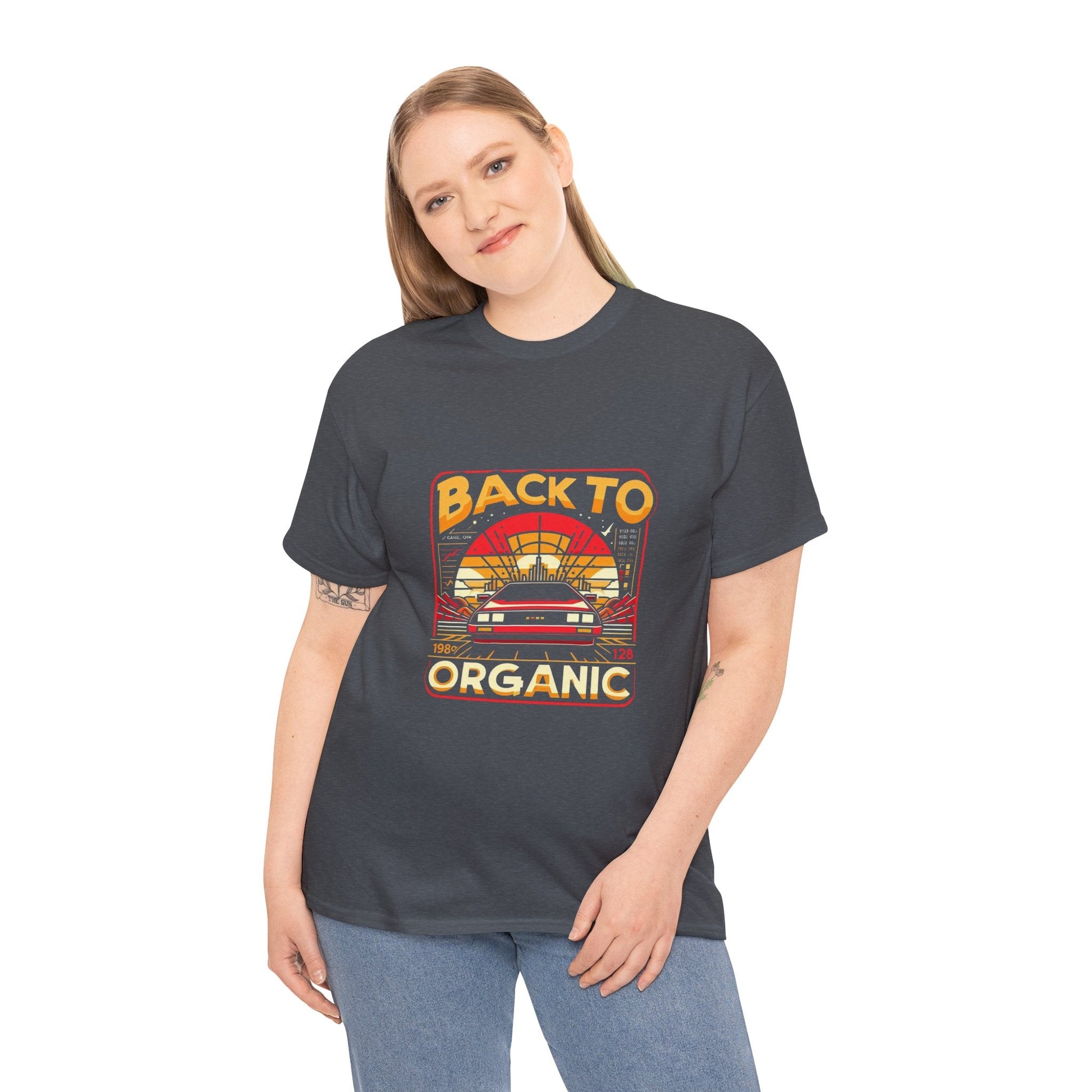 Unisex Heavy Cotton T-shirt - Classic Comfort, Style Back to Organic