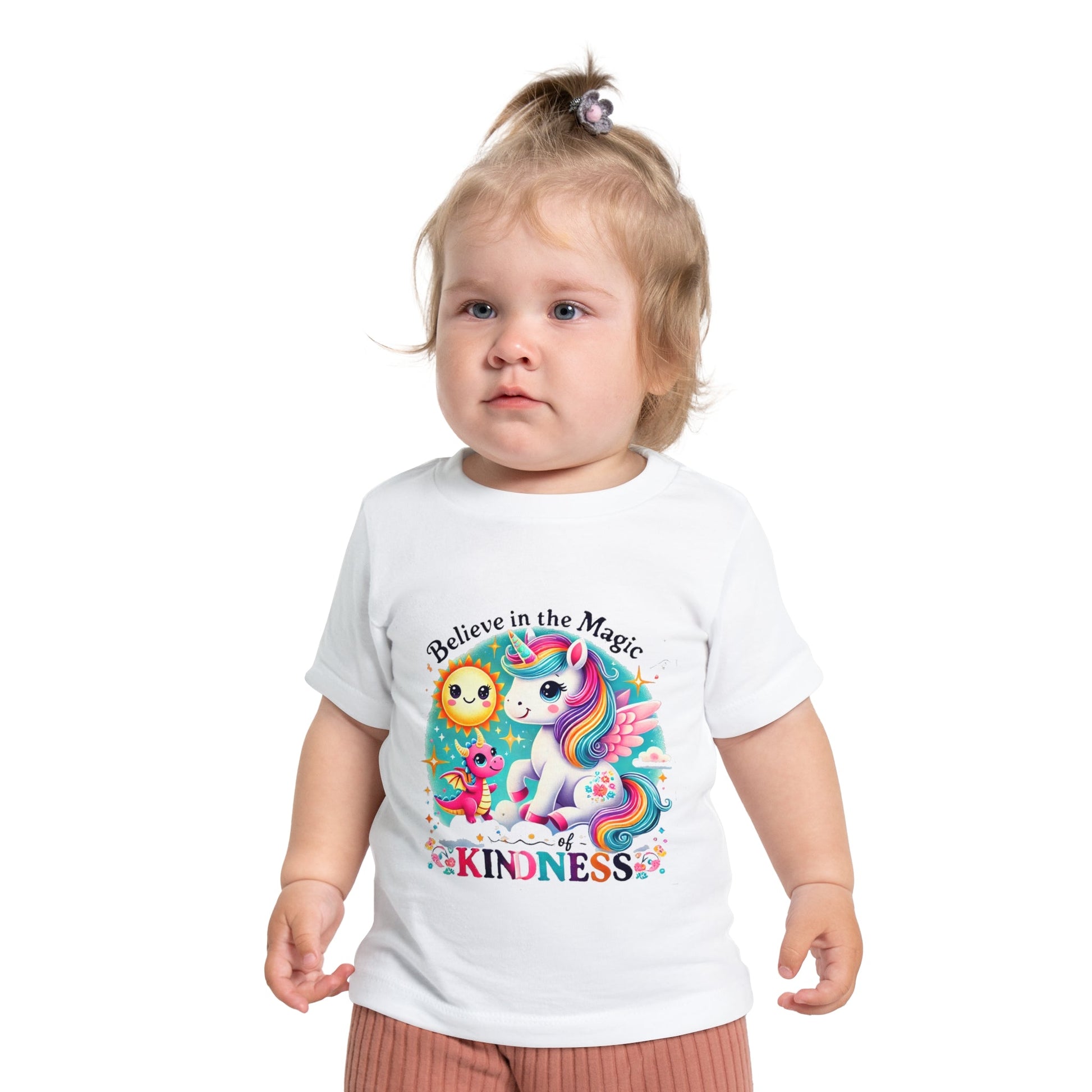 Baby Short Sleeve T-Shirt -Believe in the Magic of Kindness