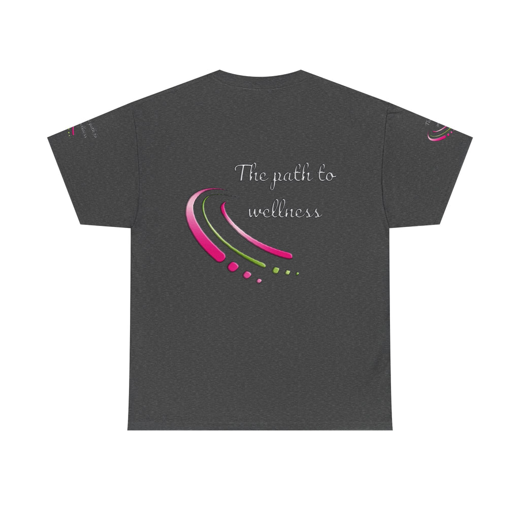 Unisex Welllness Heavy Cotton T-shirt - The Path To Wellness  Everyday