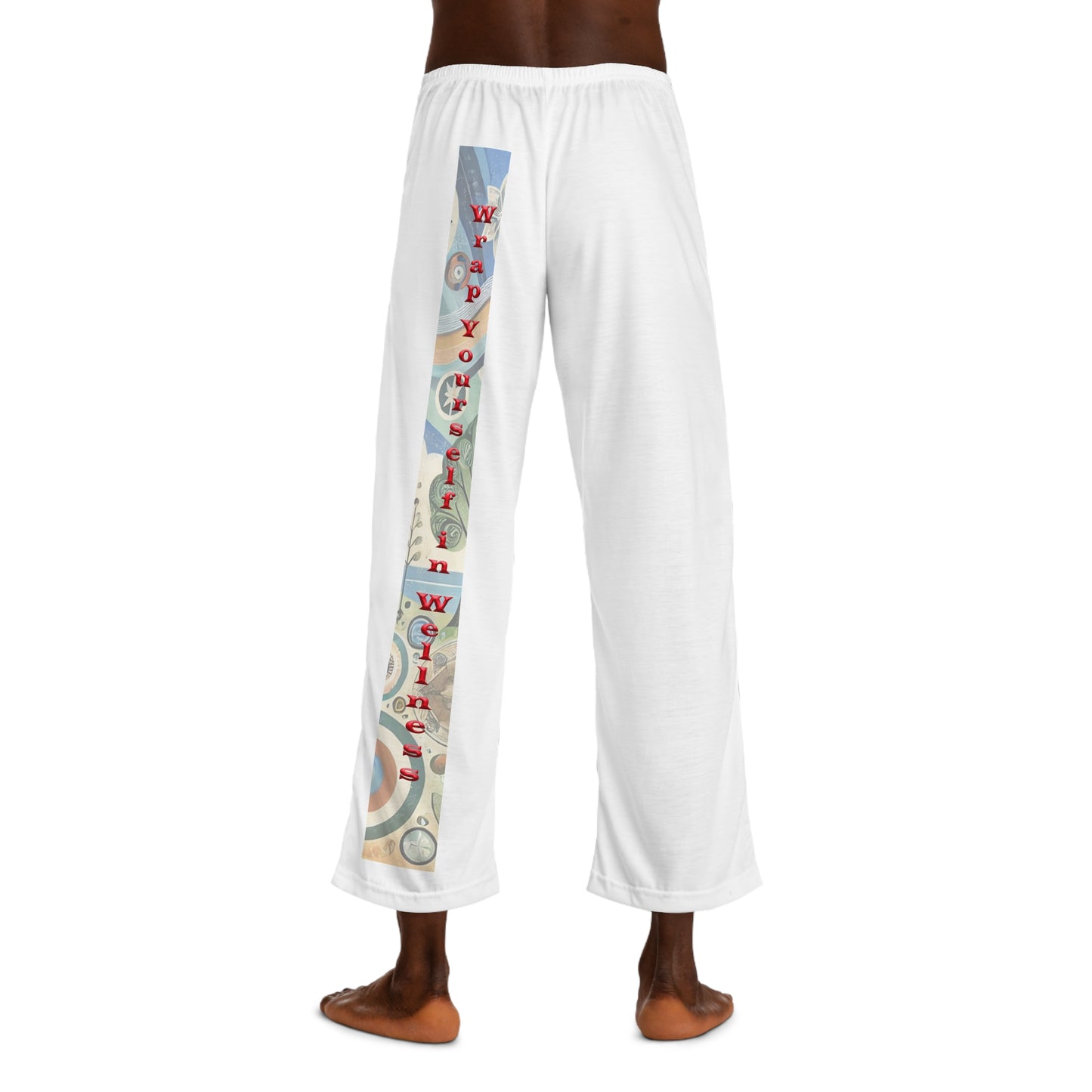 Men's Pajama Pants (AOP) "Wrap Yourself In Wellness"