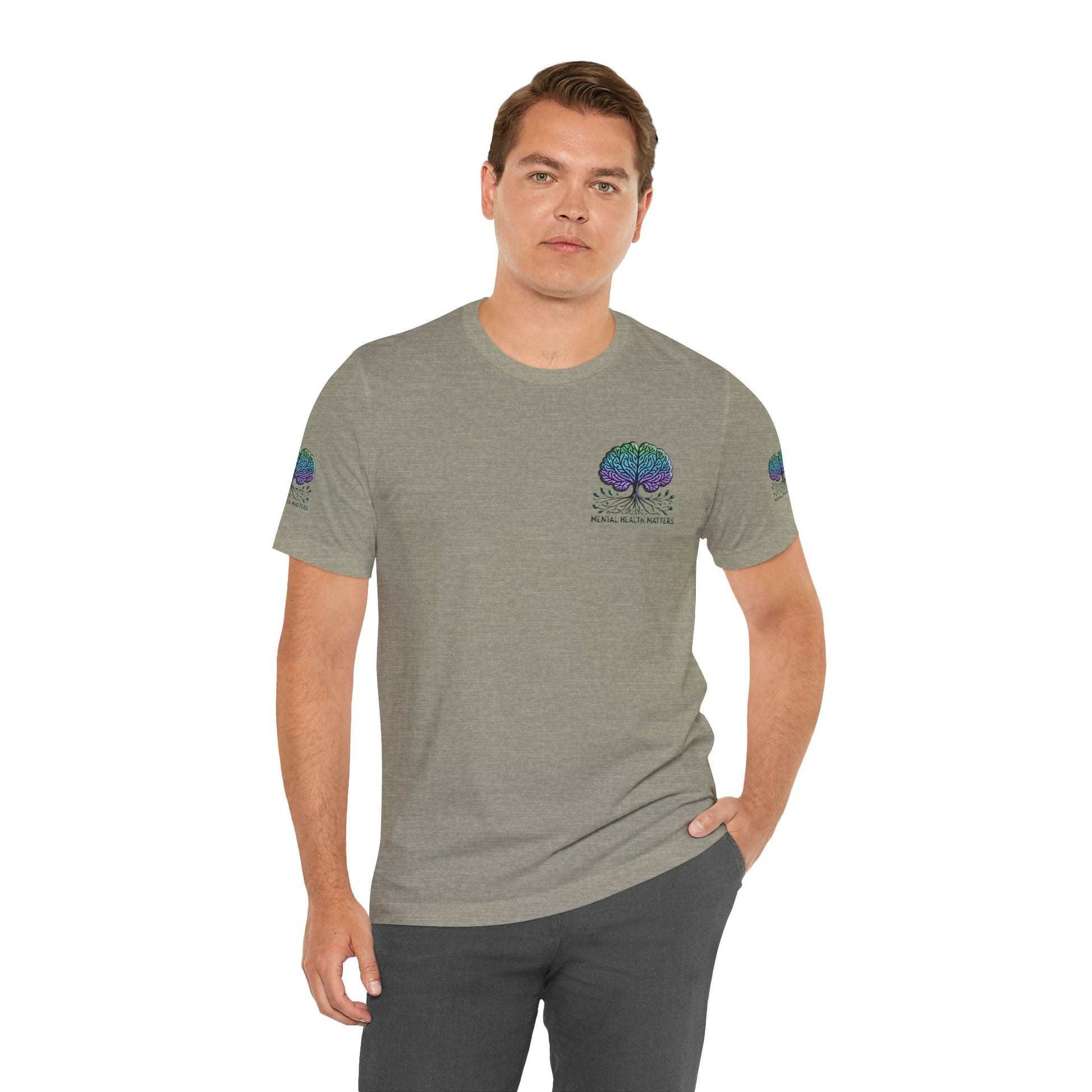 Unisex Jersey Short Sleeve T-shirt – Mental Health Matters Soft Comfy