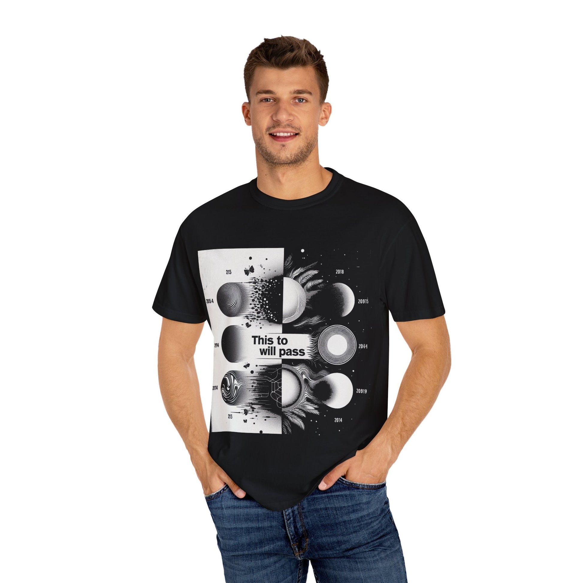 Unisex Garment-Dyed T-shirt This Too Shall Pass - Be Faithful