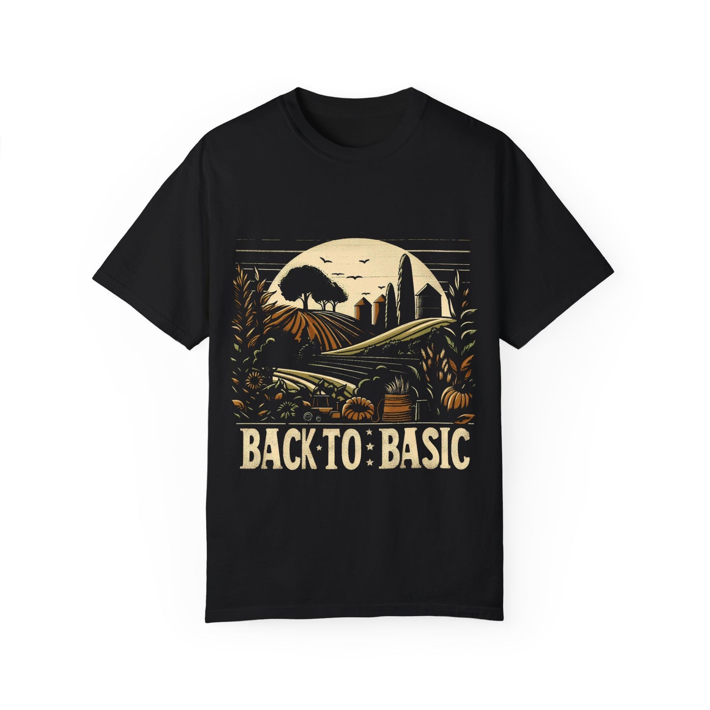 Unisex Garment-Dyed T-shirt" Back To Basic"