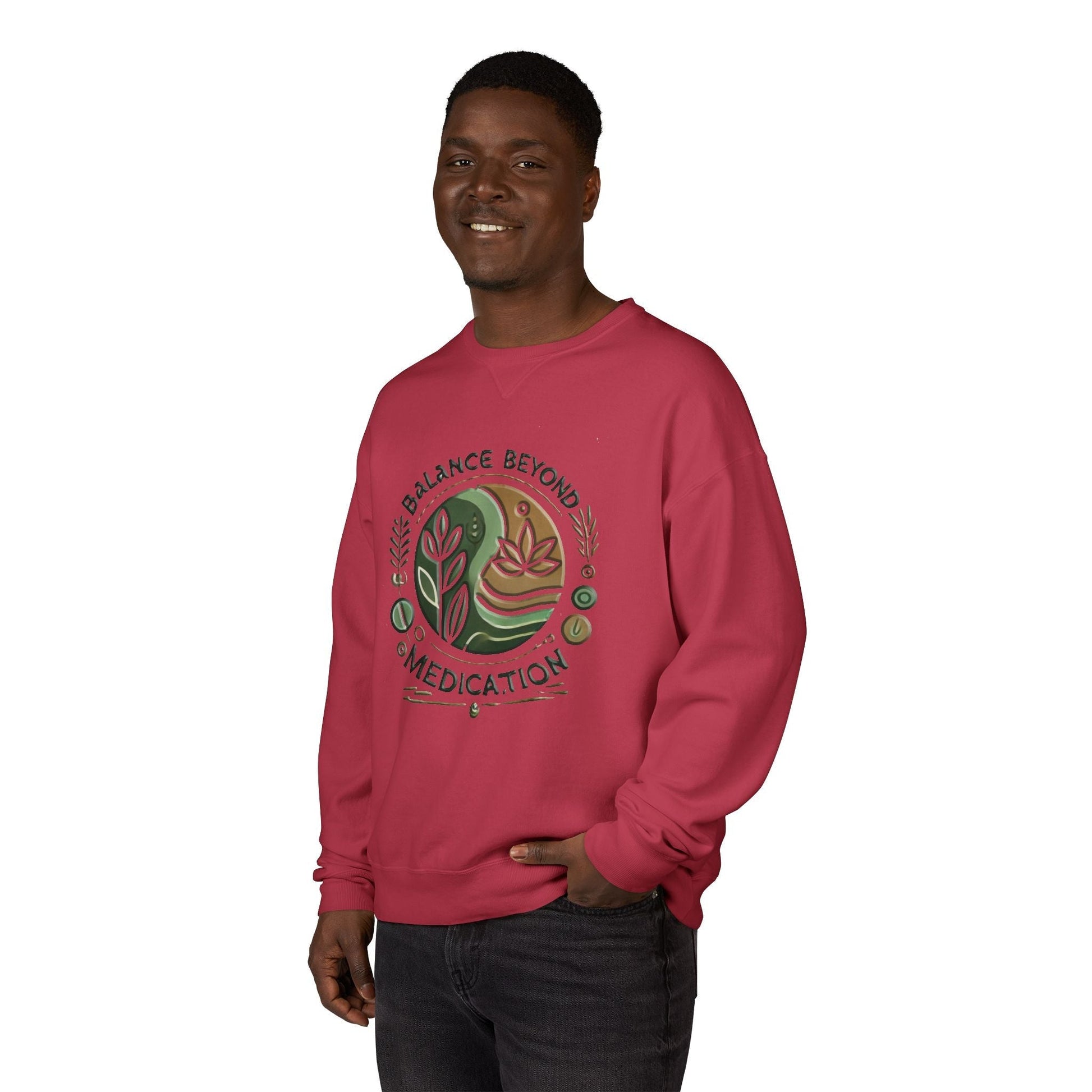 Unisex ComfortWash Garment Dyed - Crewneck Balance Beyond Medication