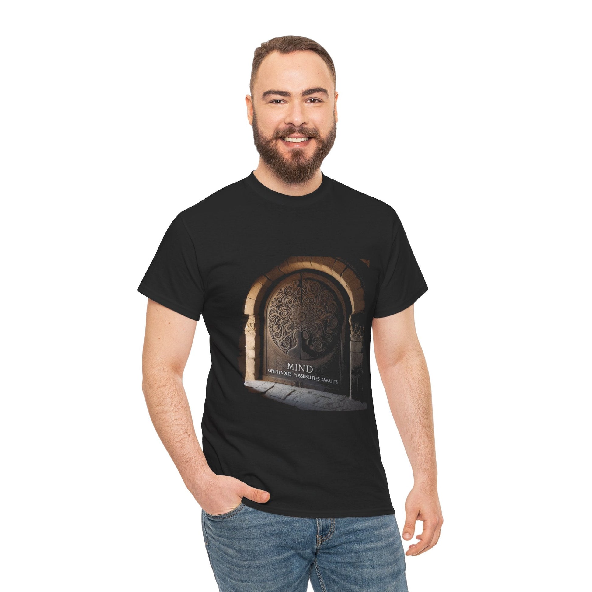 Unisex Heavy Cotton T-shirt - Endless Possibilities Awaits