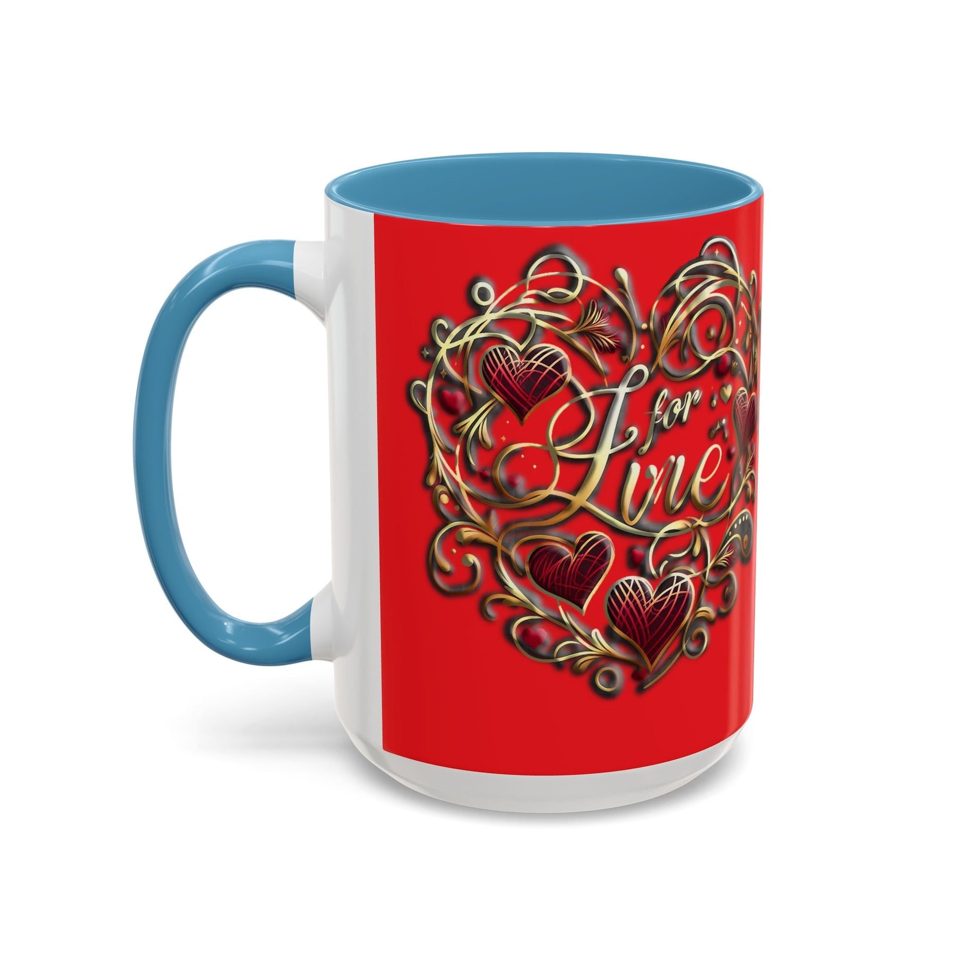 Accent Coffee Mug - (11, 15oz) Valentine Mug Mixed Stylish Ceramic