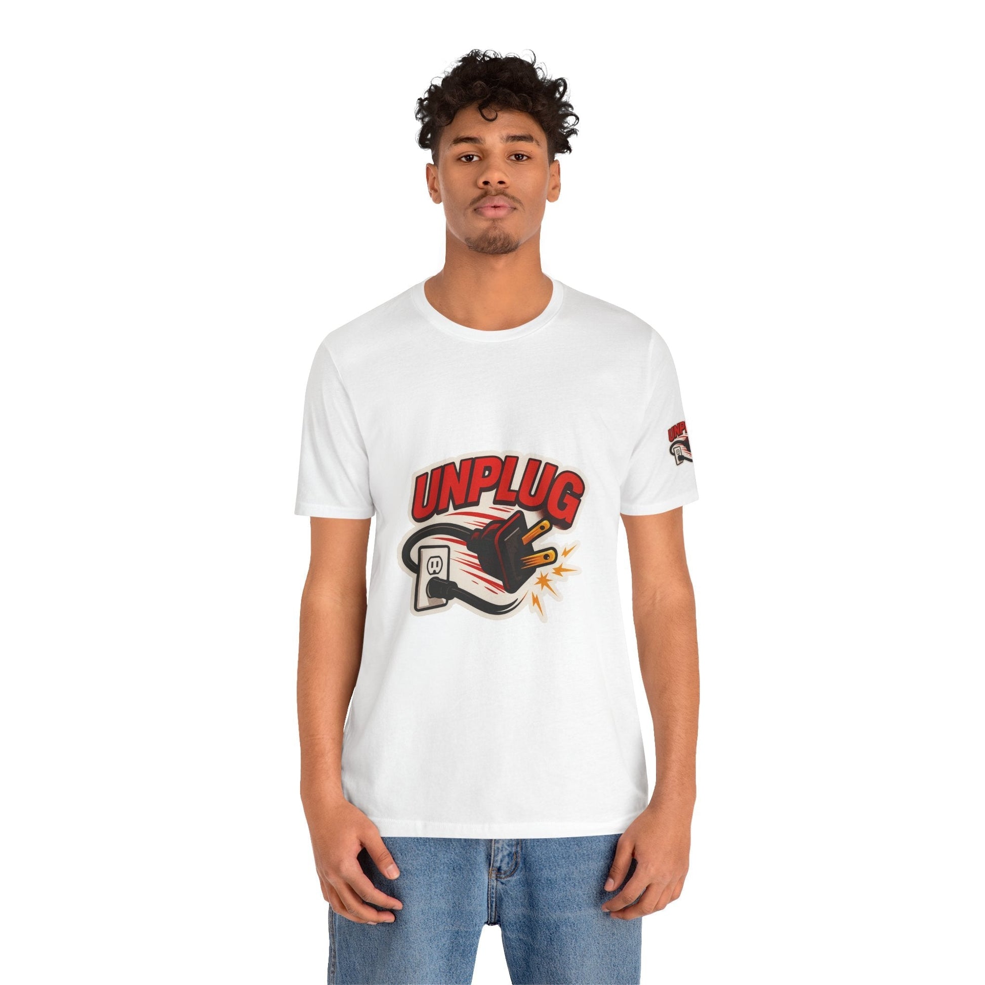 Unplugged Vibes T-shirt - Relax & Recharge Casual Graphic T-Shirt