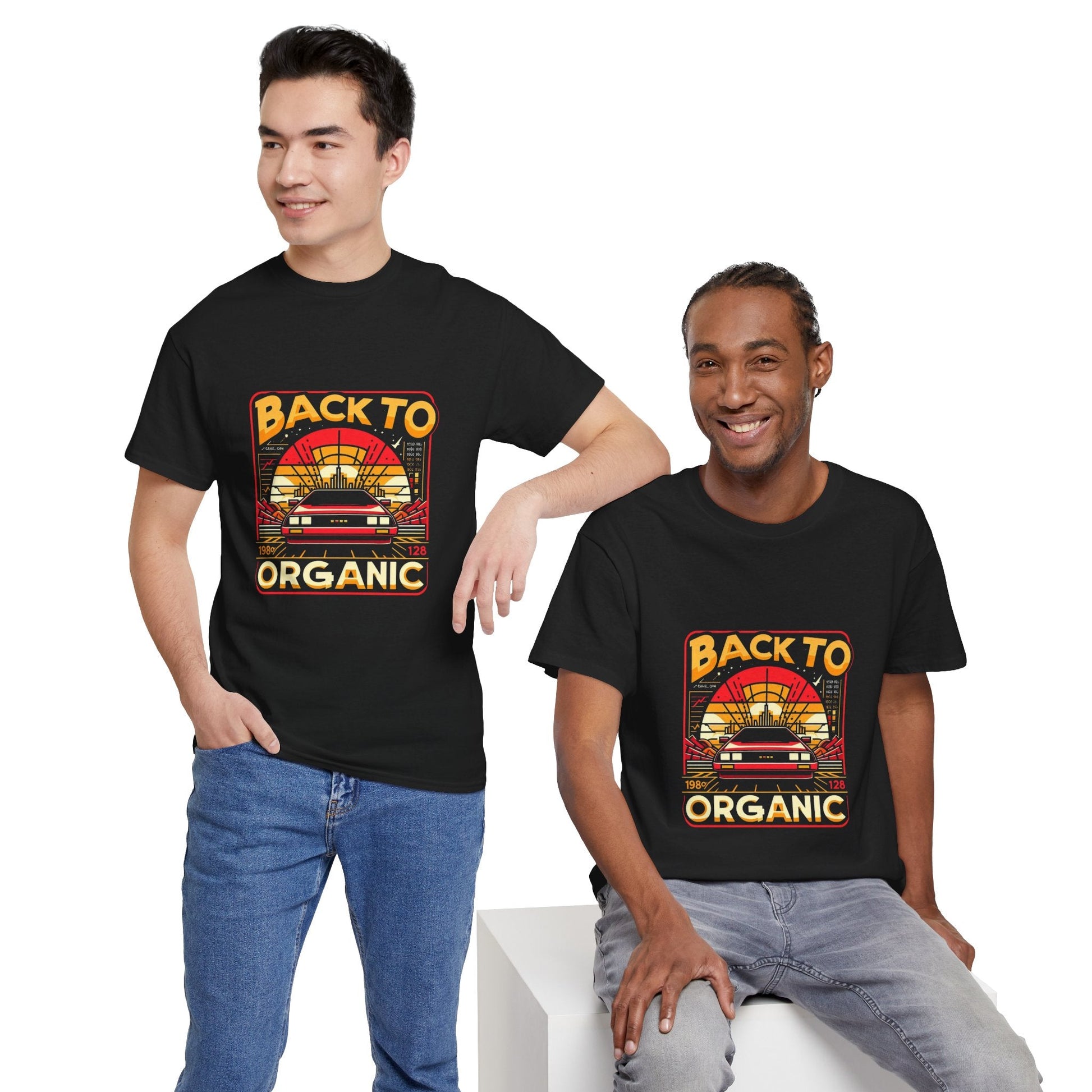 Unisex Heavy Cotton T-shirt - Classic Comfort, Style Back to Organic