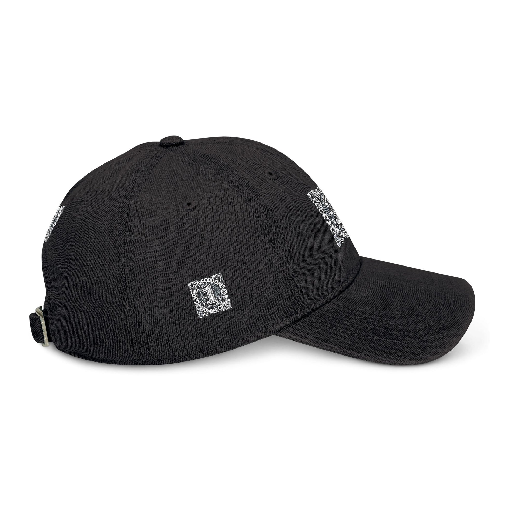 Unique Embroidered Denim Hat-Celebrate Individuality! Only the Odd Ones