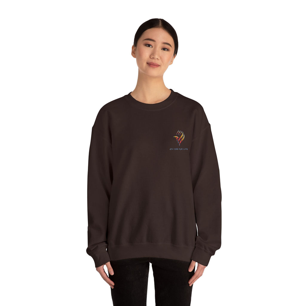 Unisex Heavy Blend™ Crewneck Sweatshirt - On Fire For Life