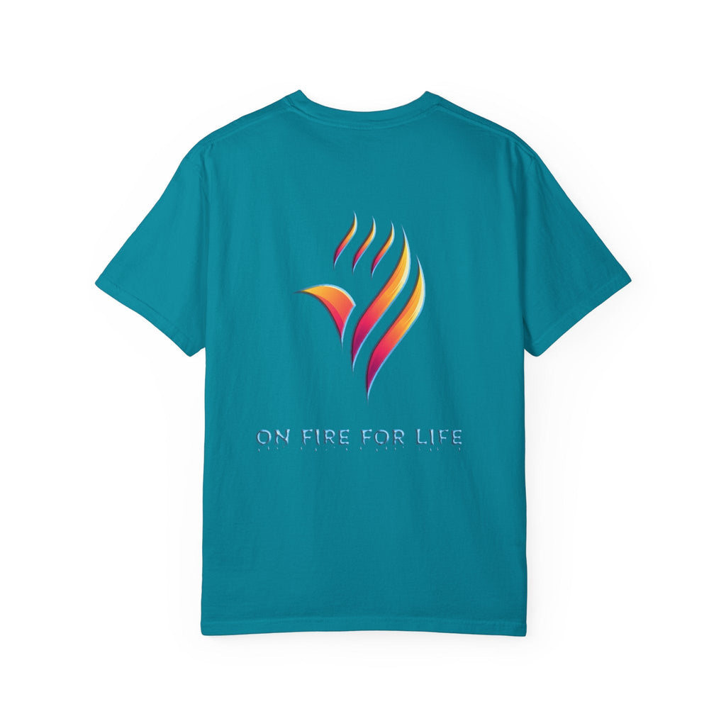 Unisex Garment-Dyed T-shirt - On Fire for Life Ethically Made