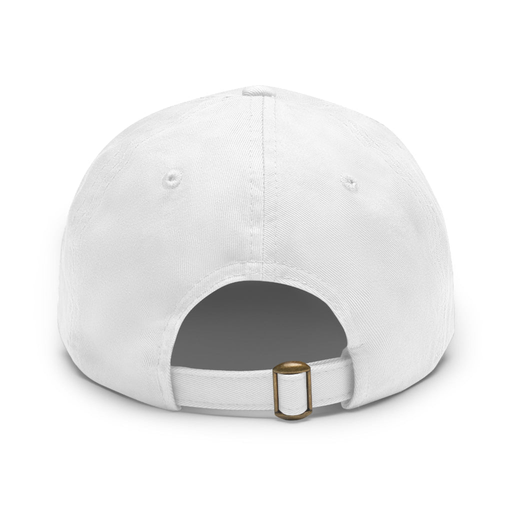 Dad Hat - with Leather Patch (Round) "K- Series" Stylish HeadwearDad Hat - with Leather Patch (Round) "K- Series" Stylish Headwear