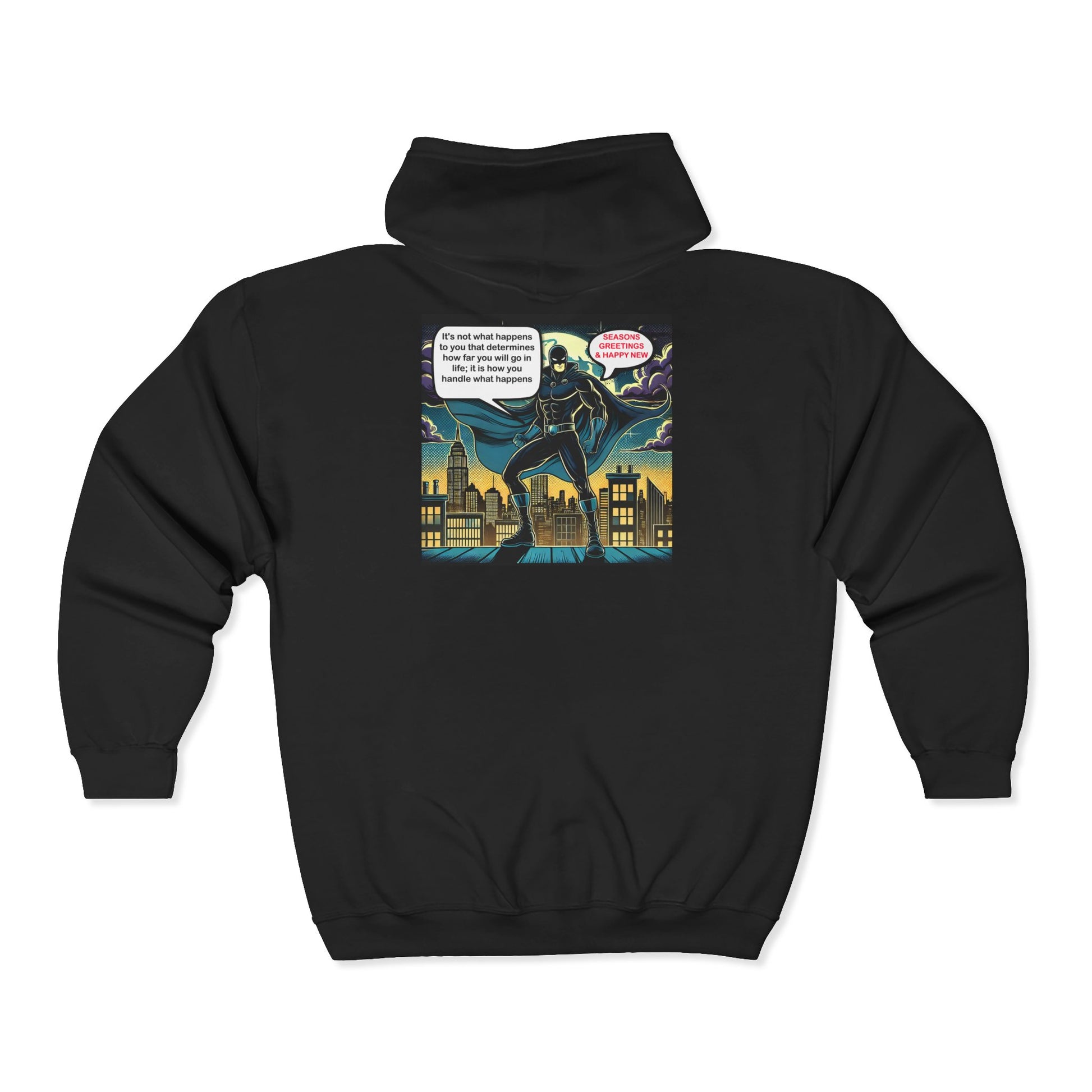 Unisex Heavy Blend™ Full Zip Hooded Sweatshirt " Your Superhero "