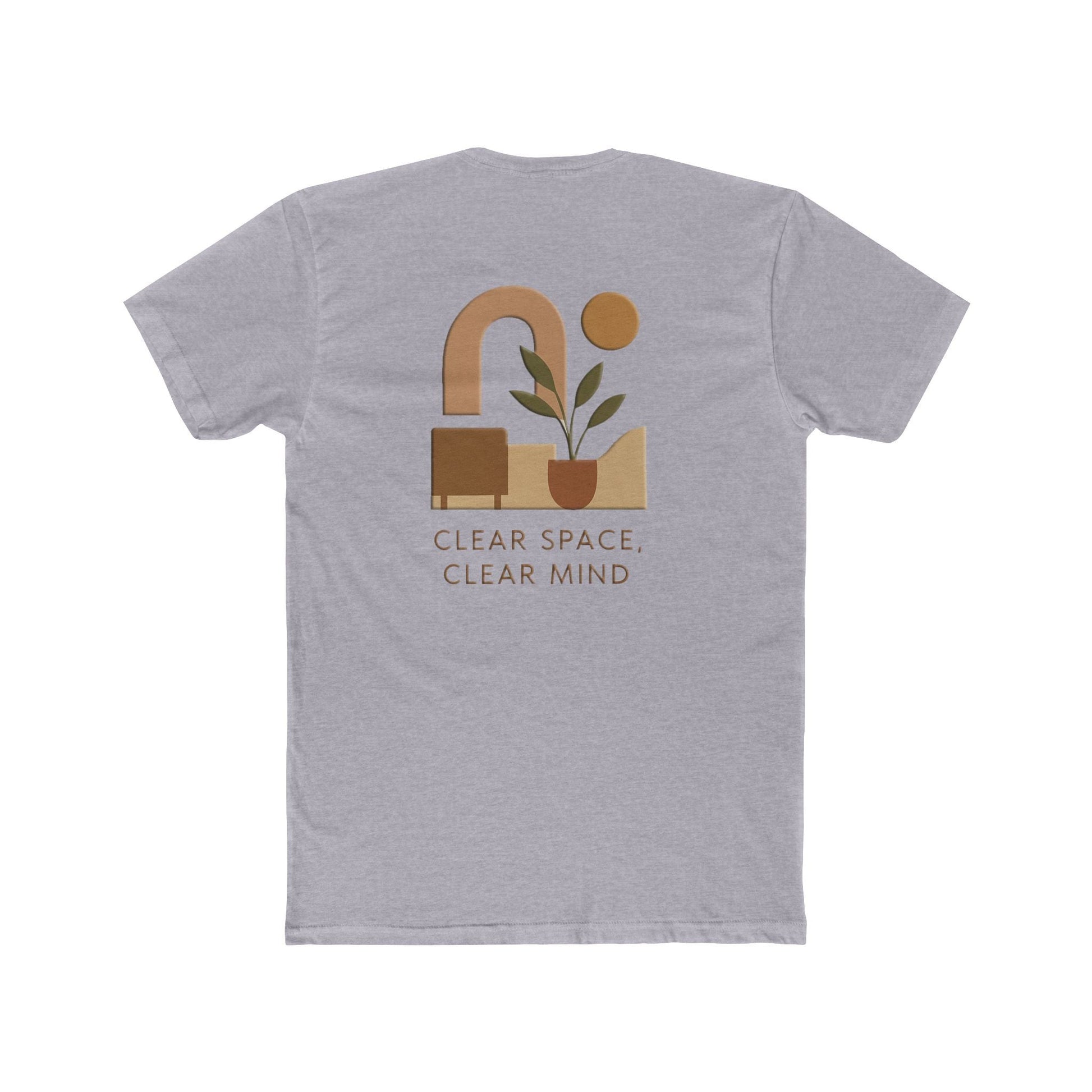 Mindfulness Graphic T-shirt, Cotton T-Shirt, Clear Space Clear Mind