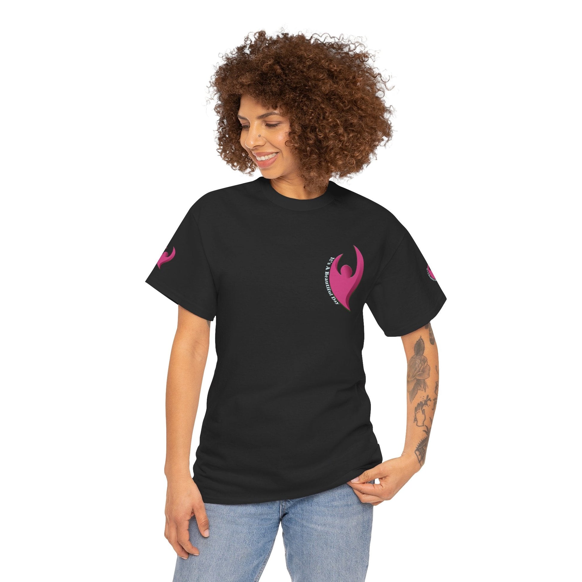 Unisex Beautiful Day Heavy Cotton T-shirt -Classic Comfort & Style